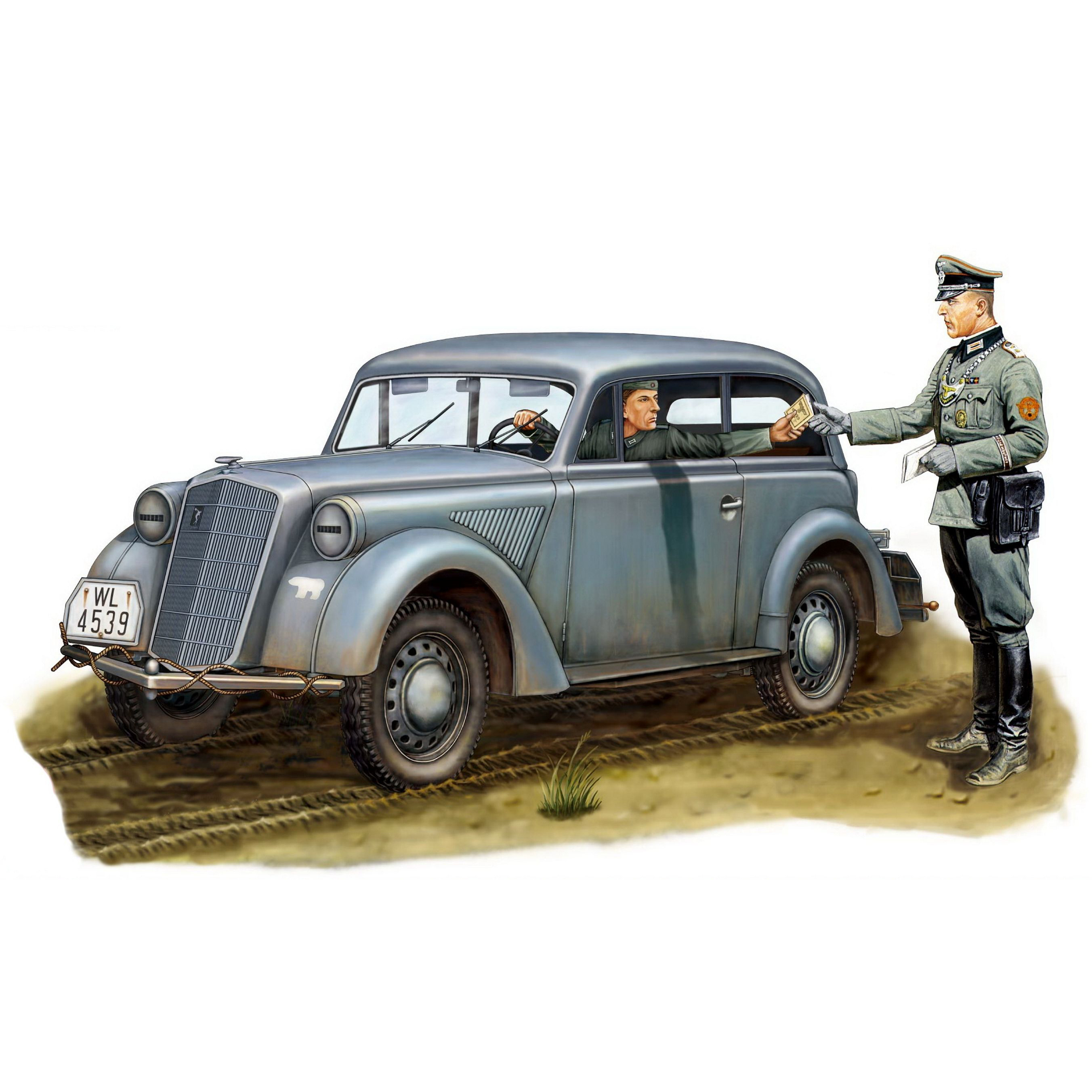 CB35052 Bronco 1/35 German Light Staff Car 'Stabswagen' Mod.1937 (BRONCO)