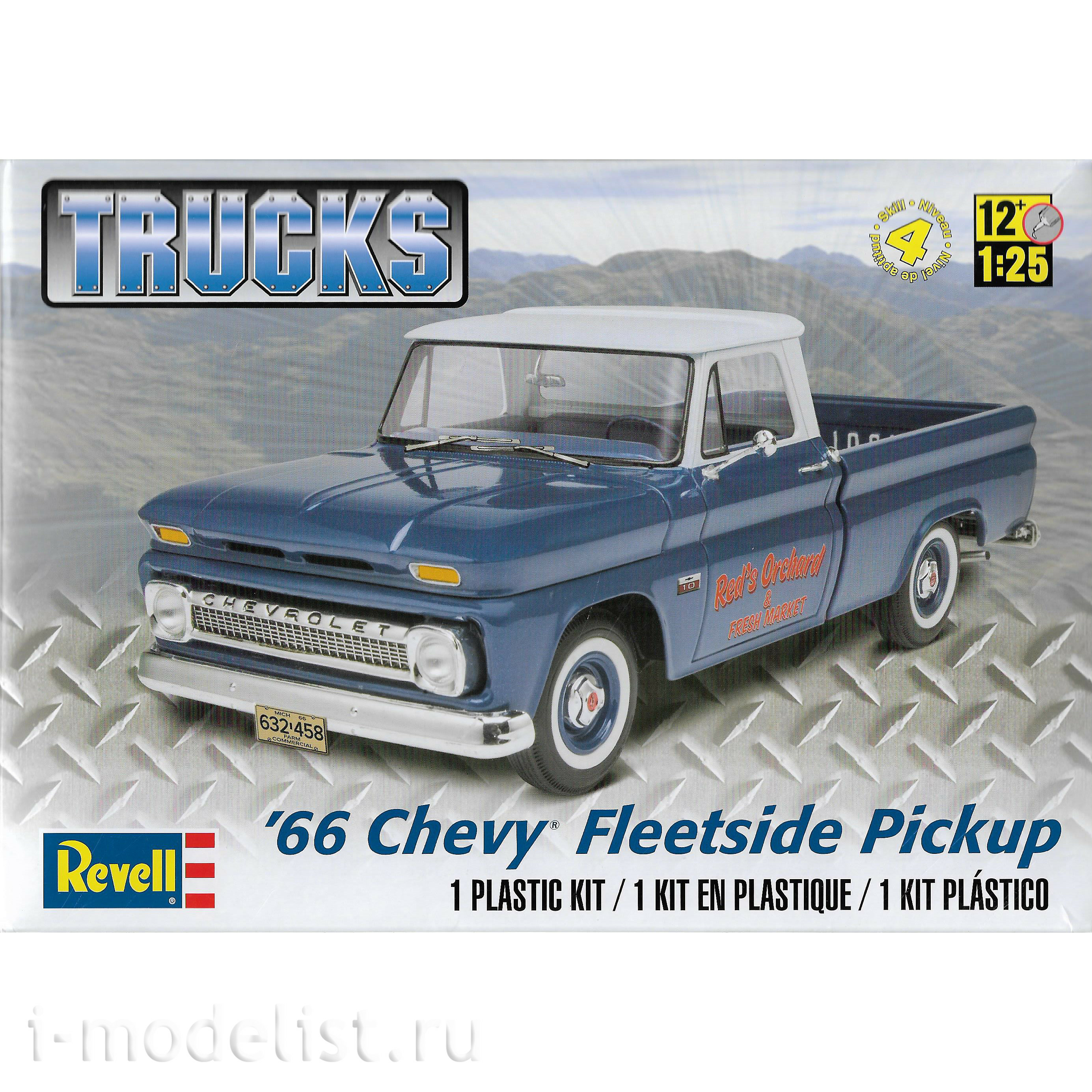 17225 Revell 1/25 Pickup Truck '66 Chevy Fleetside
