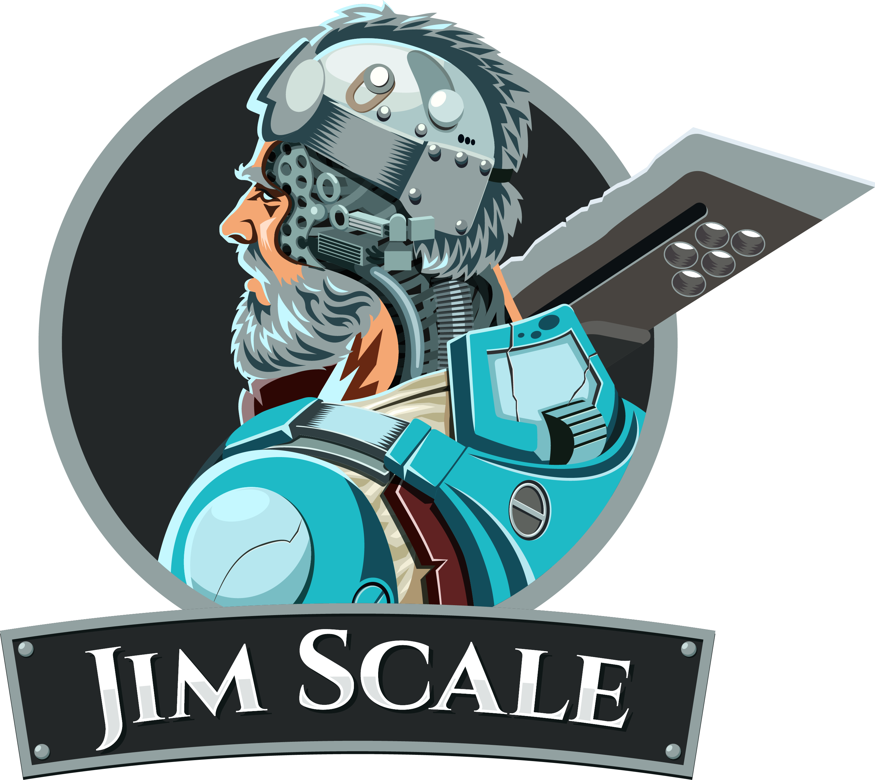 12.502 Jim Scale Акриловая хуtoжественная краска Кобальт синий (А) / Cobalt Blue Hue