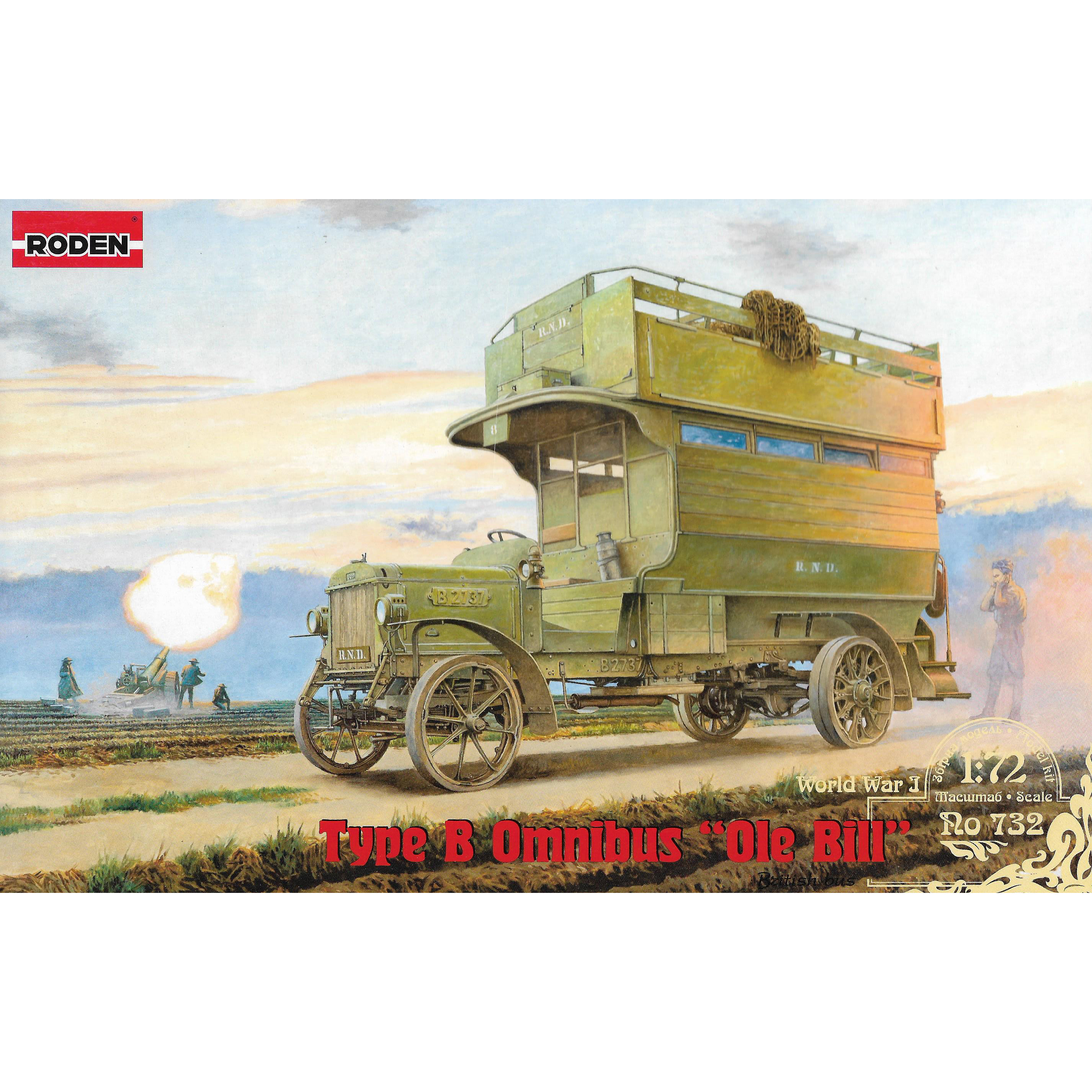 732 Roden 1/72 omnibus type B 