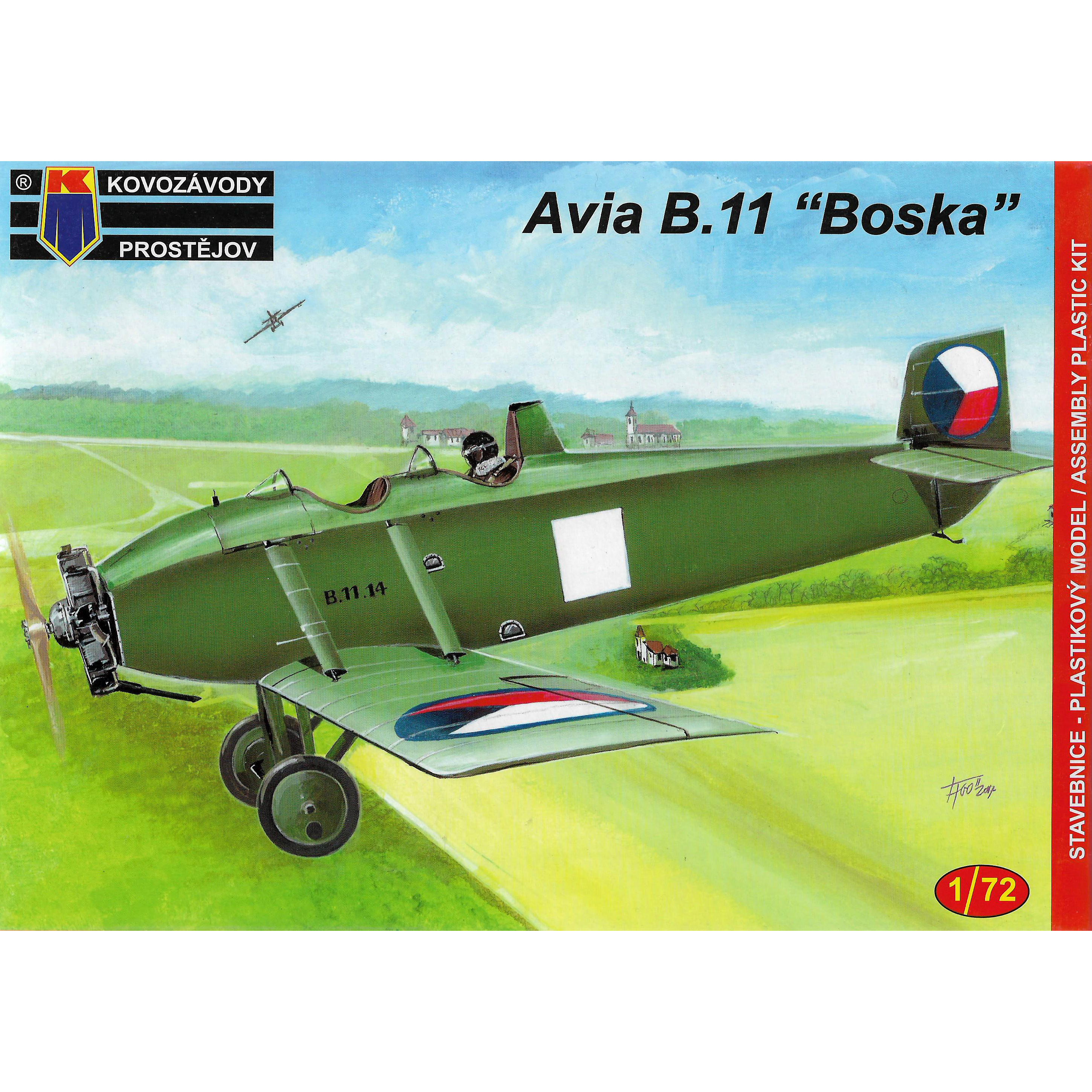 KPM0078 Kovozavody Prostejov 1/72 aircraft Avia B. 11 