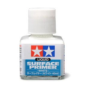 87096 Tamiya Liquid primer, white (Liquid Primer White) 40 ml.