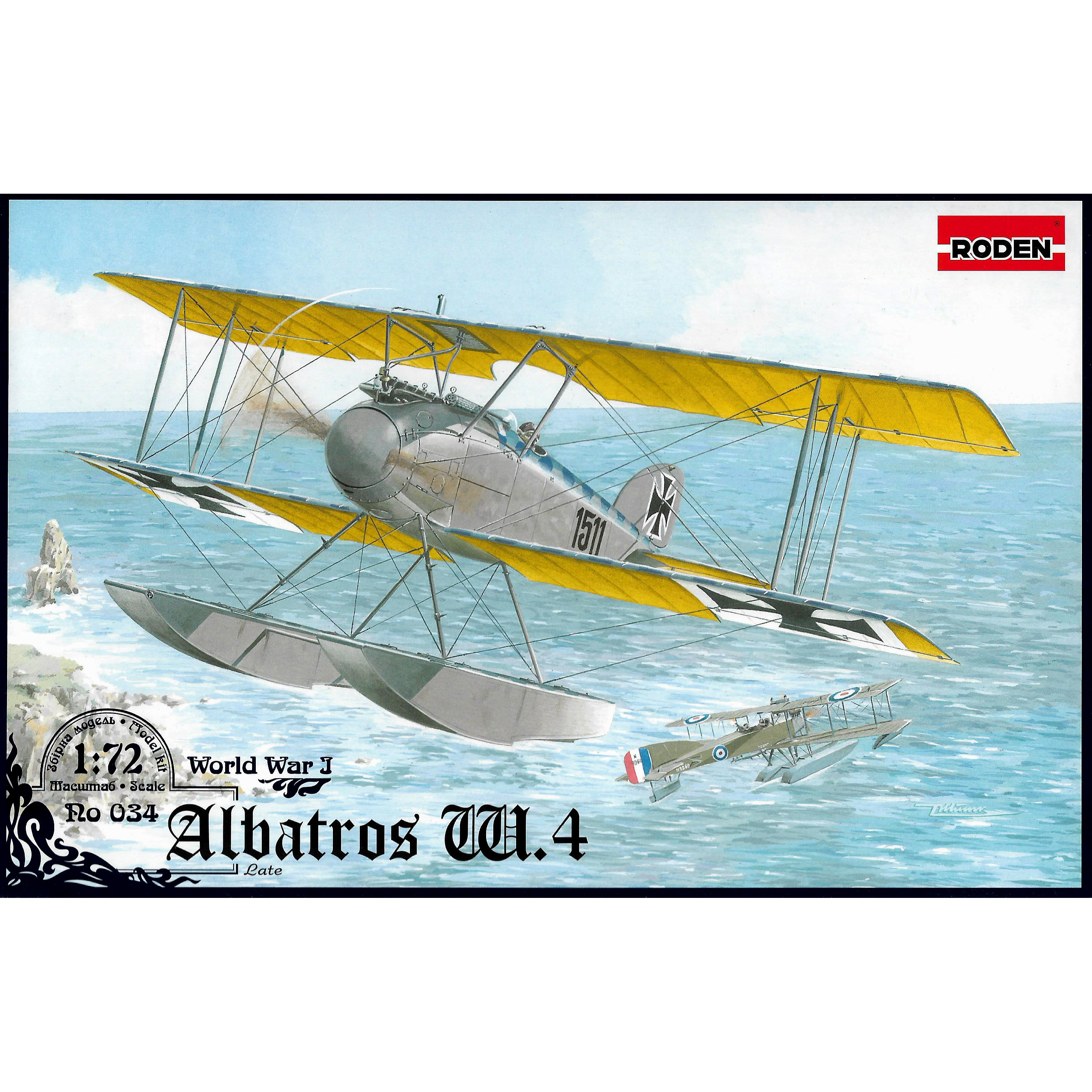 034 Roden 1/72 Albatros W4 Aircraft (late)