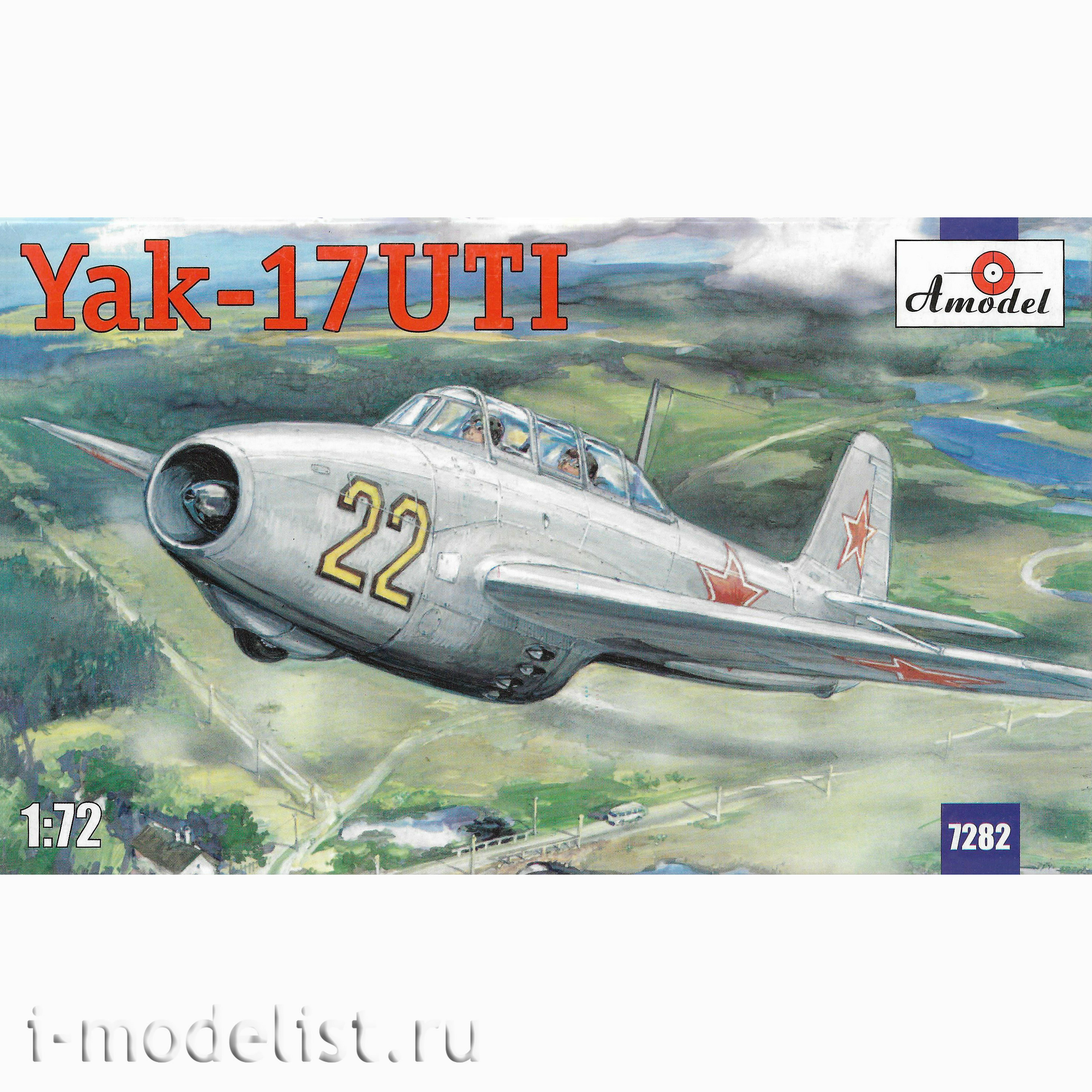7282 Amodel 1/72 Yak-17UTI