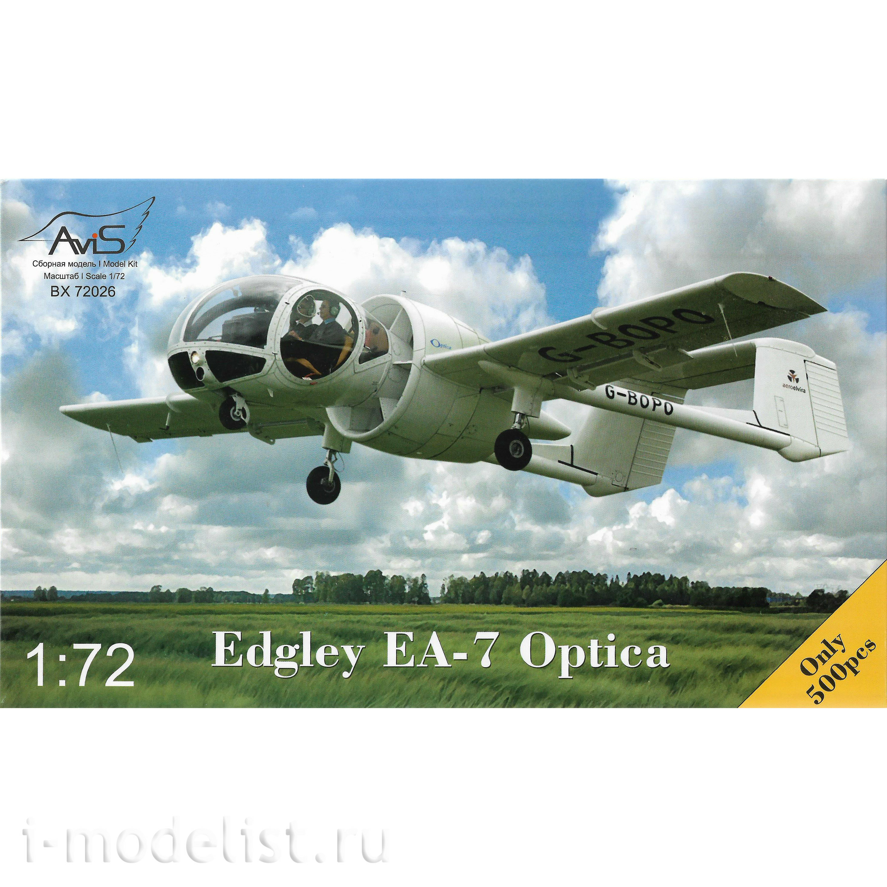72026 Avis 1/72 Optica Aircraft 