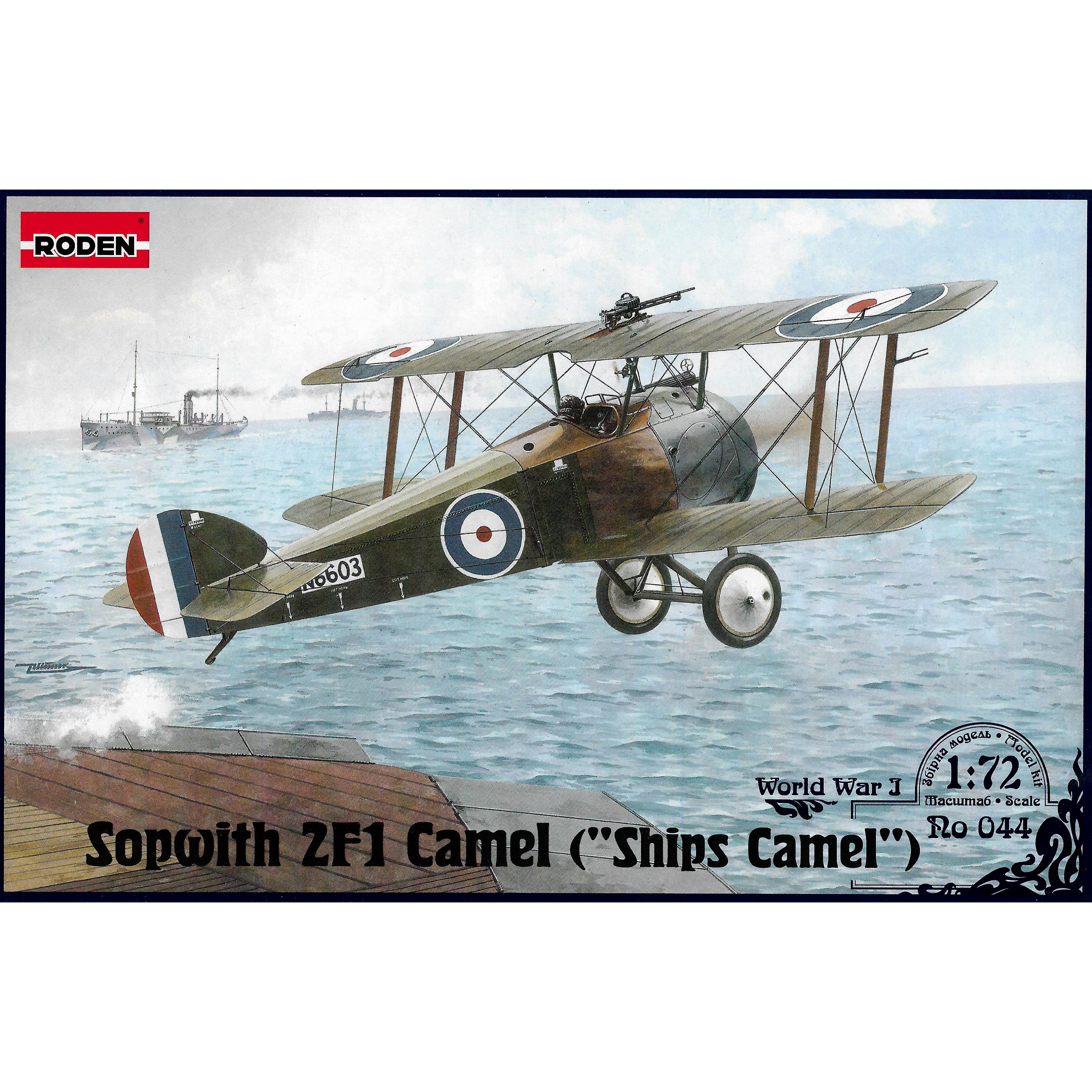 044 Roden 1/72 Sopwith 2F.1 Camel Aircraft