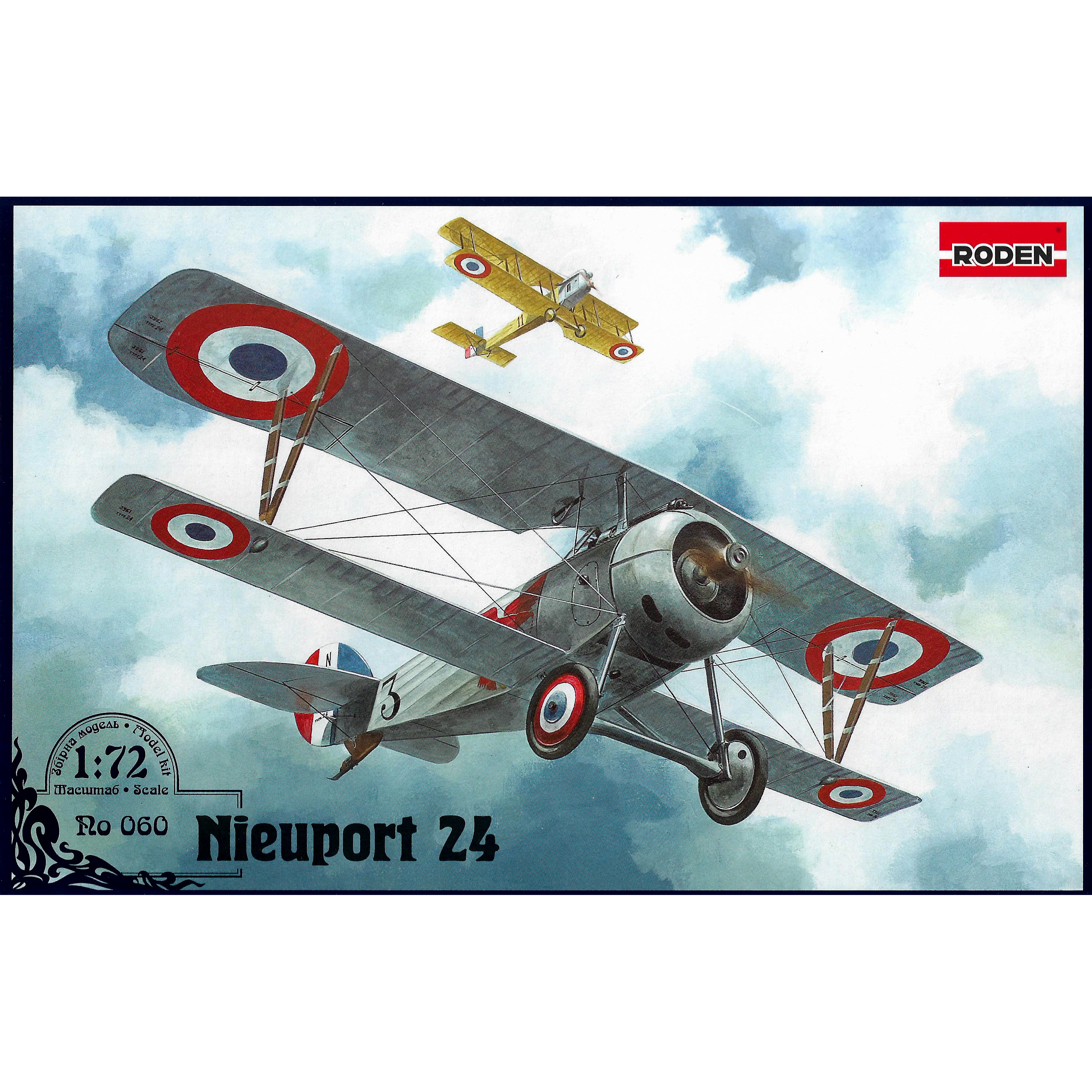 060 Roden 1/72 Nieuport 24 Aircraft