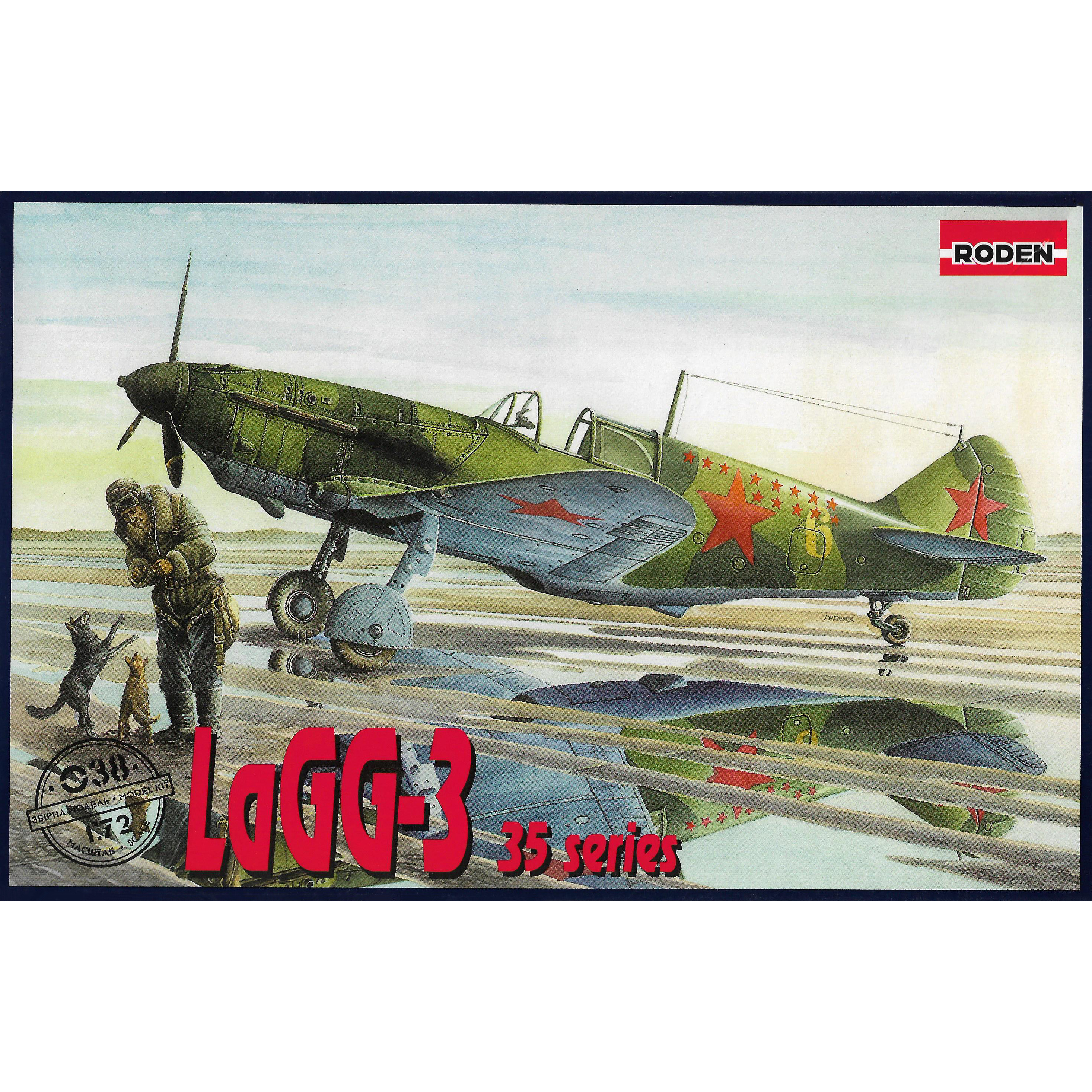 038 Roden 1/72 LaGG-3 Aircraft (35 series)