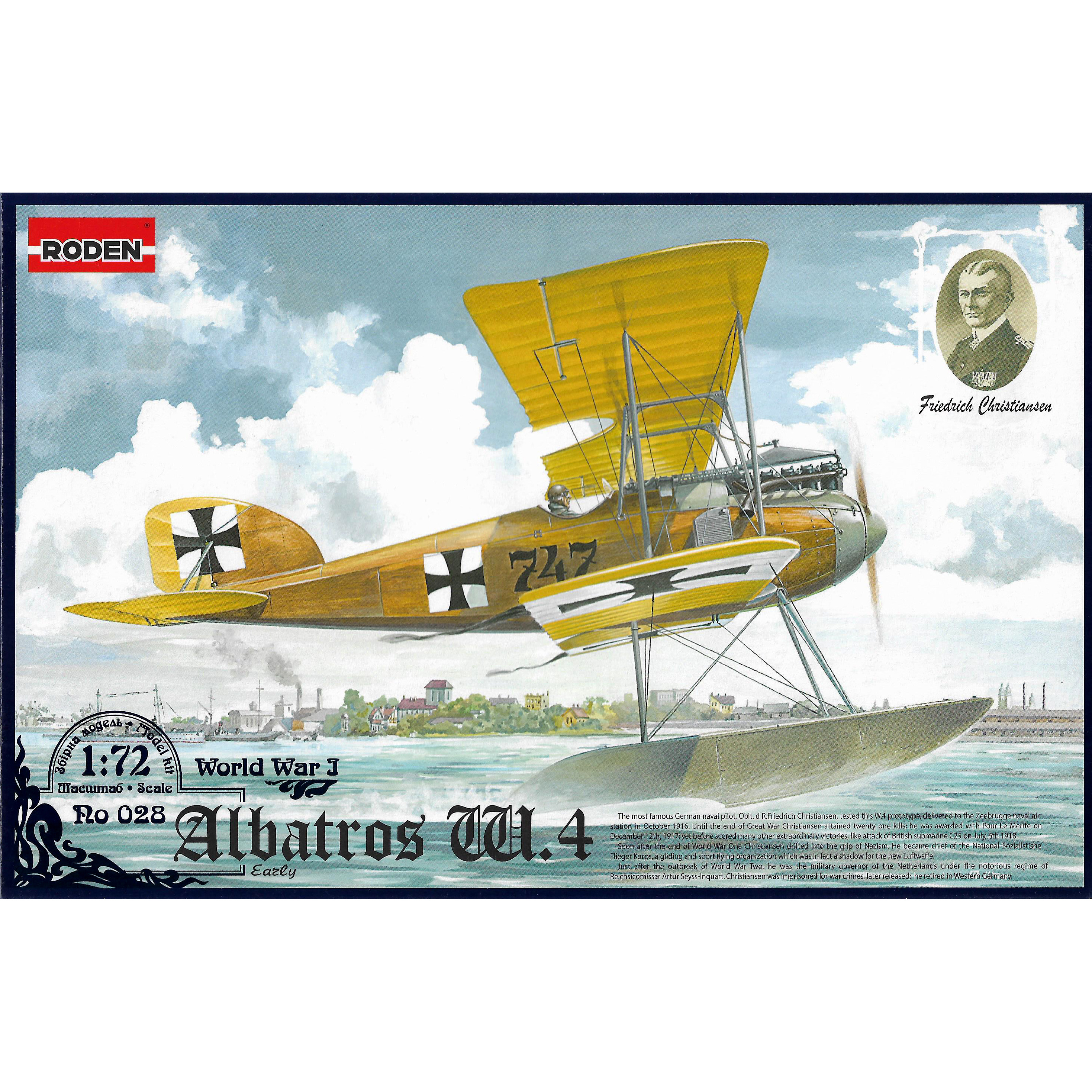 028 Roden 1/72 Albatros W4 Aircraft (early)