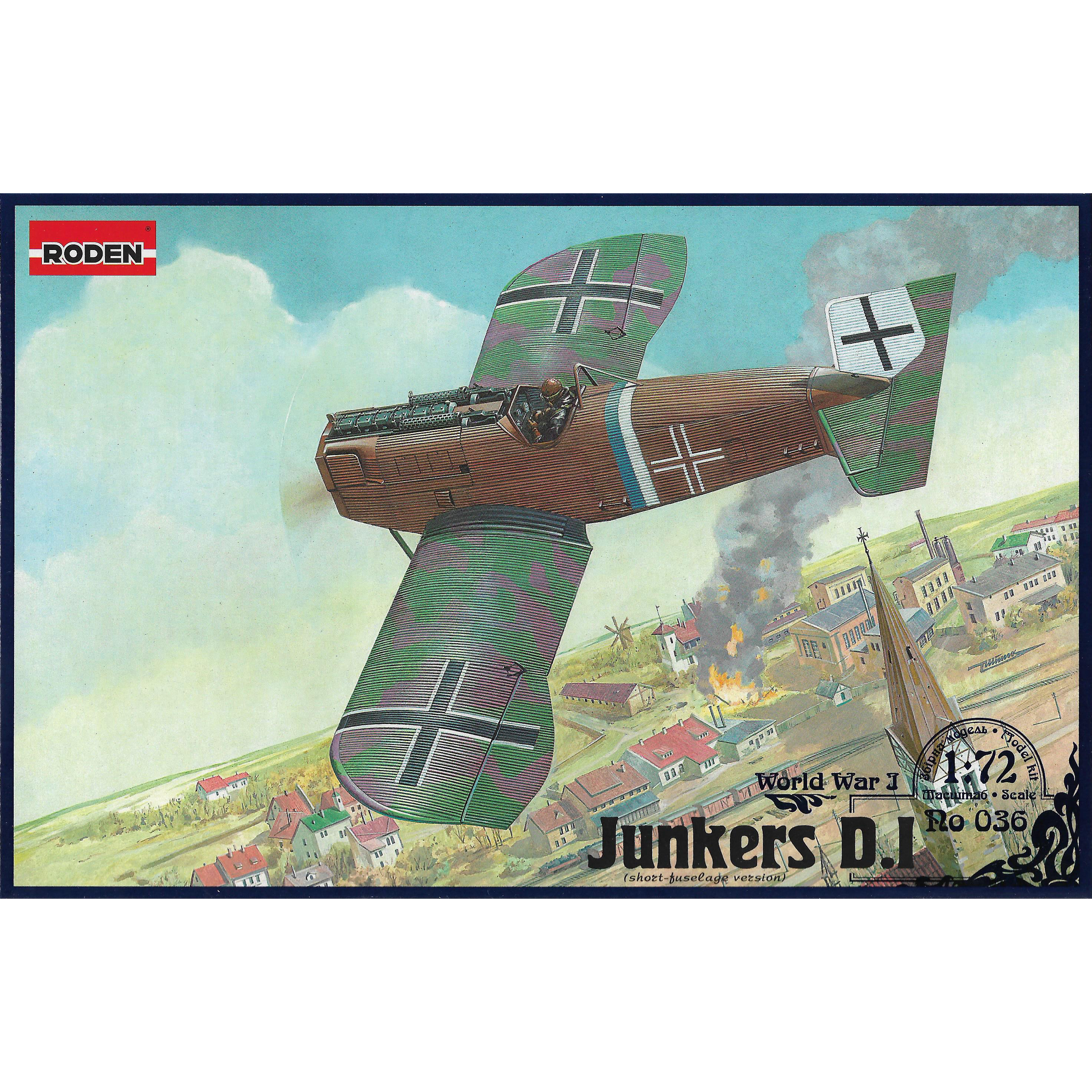 036 Roden 1/72 Junkers D. I Aircraft (late)