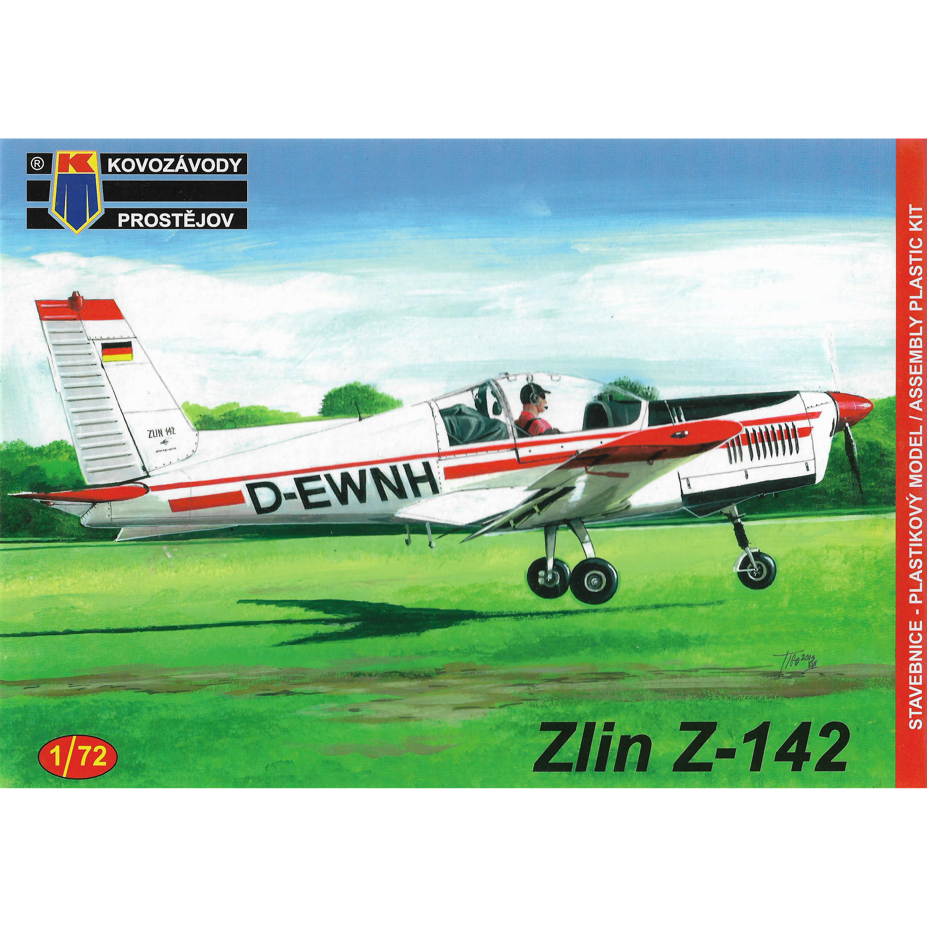 KPM0142 Kovozavody Prostejov 1/72 Zlin Z-142