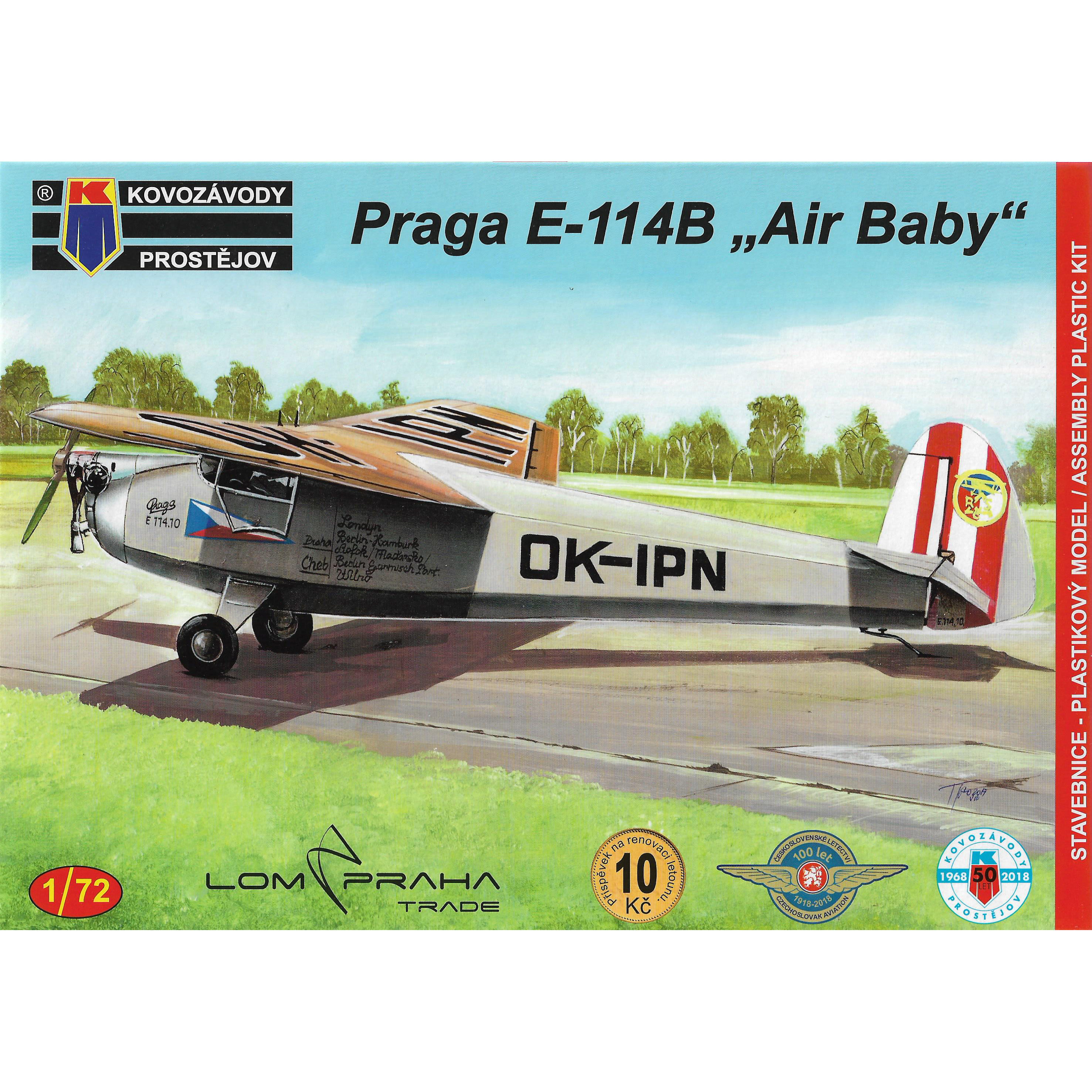 KPM0093 Kovozavody Prostejov 1/72 Praga E-114B 