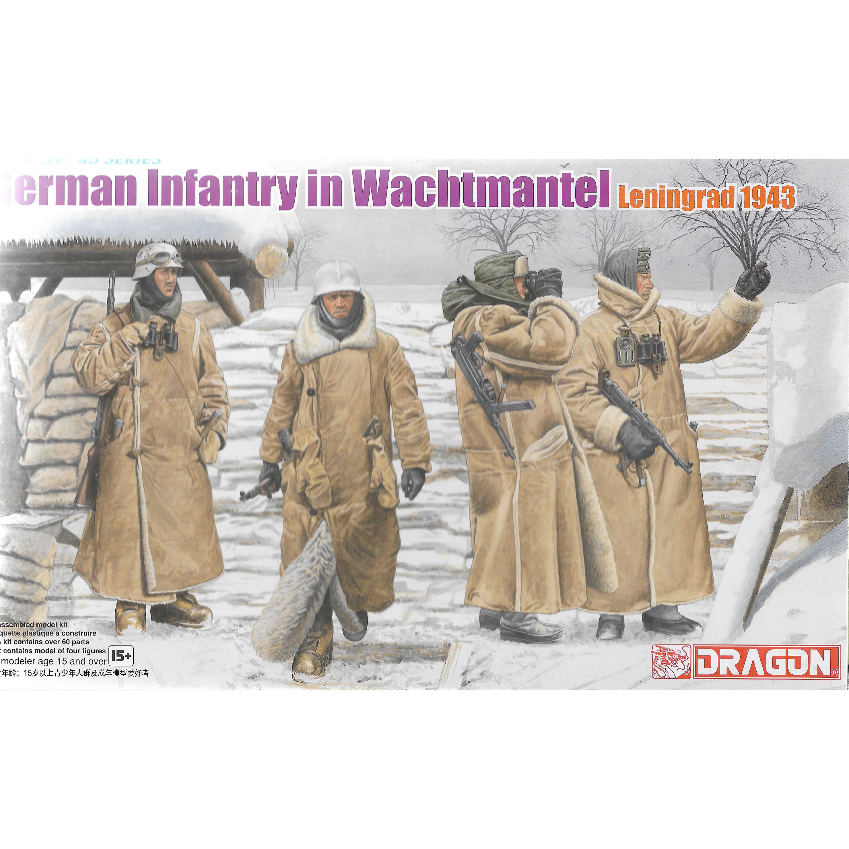 6518 Dragon 1/35 German Infantry in Wachtmantel, Leningrad 1943 (4 Figures Set)
