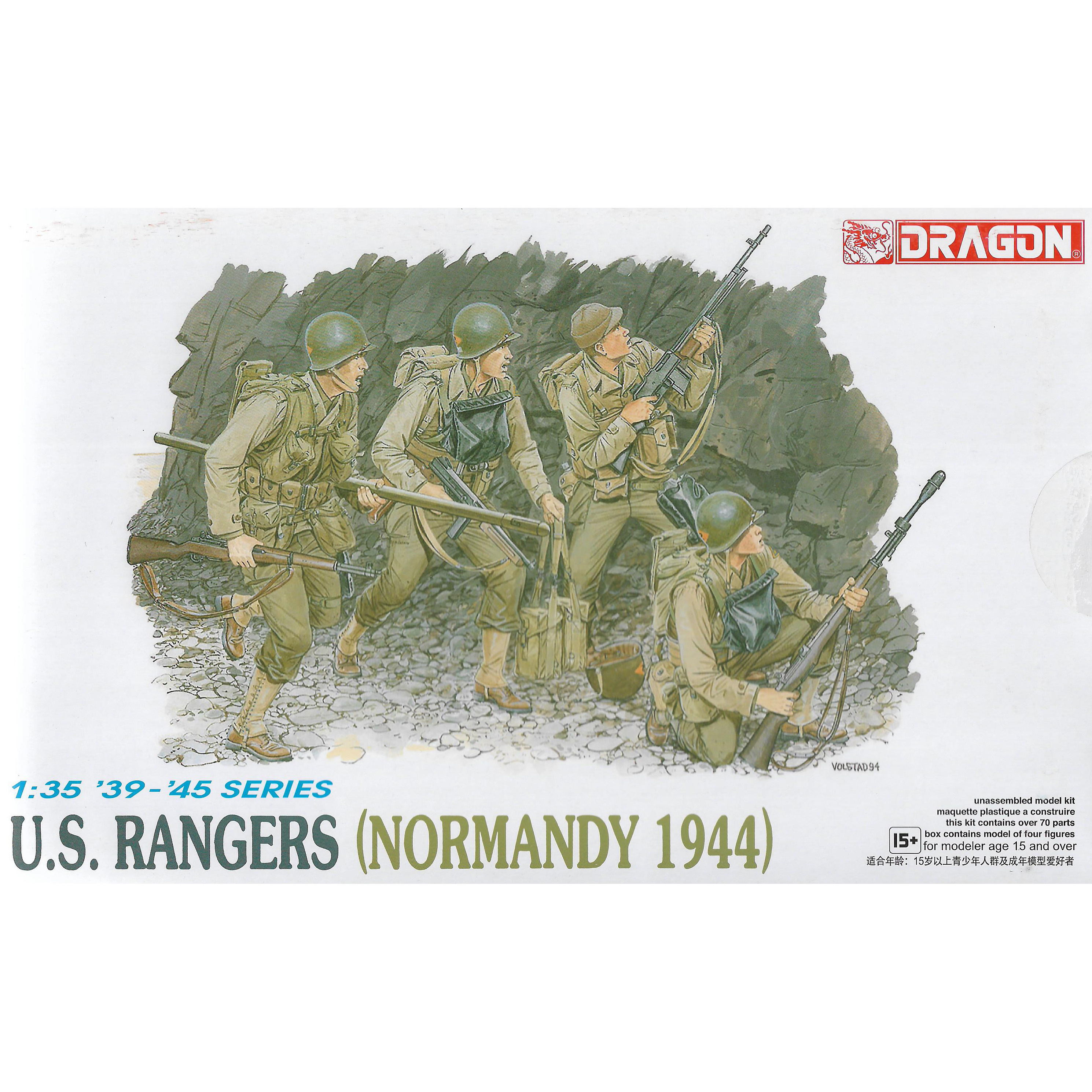 6021 Dragon 1/35 U.S. Rangers Normandy 1944