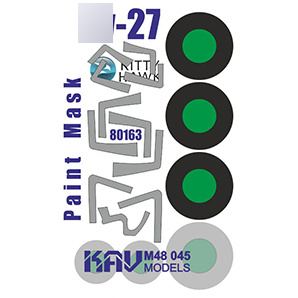 M48 045 KAV Models 1/48 Paint Mask for С-27 (Kitty Hawk)