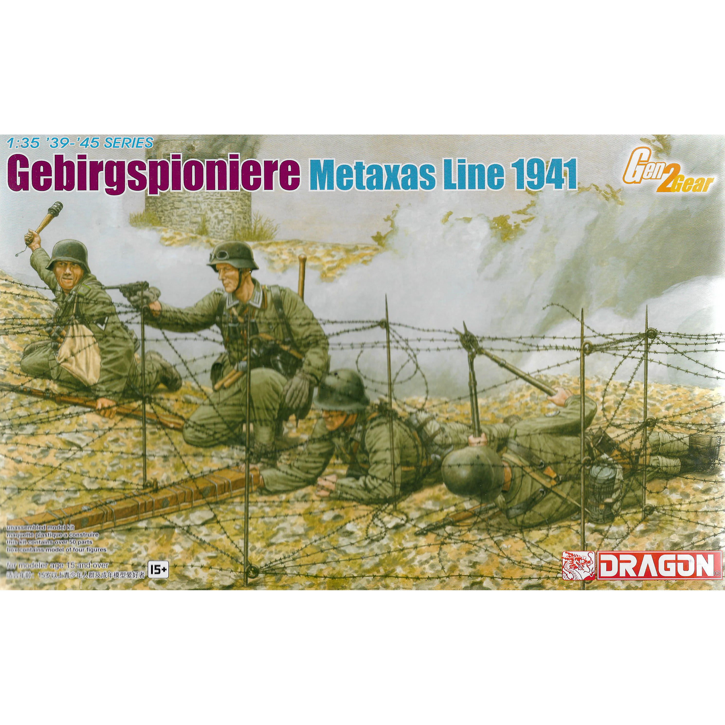 6538 Dragon 1/35 Gebirgspioniere (Metaxas Line 1941)