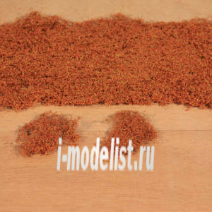 1683 Heki Materials for dioramas Grass cover dark red 28x14 cm