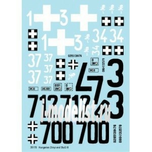 35178 BisonDecals 1/35 Hungarian Zrinyi and StuG III