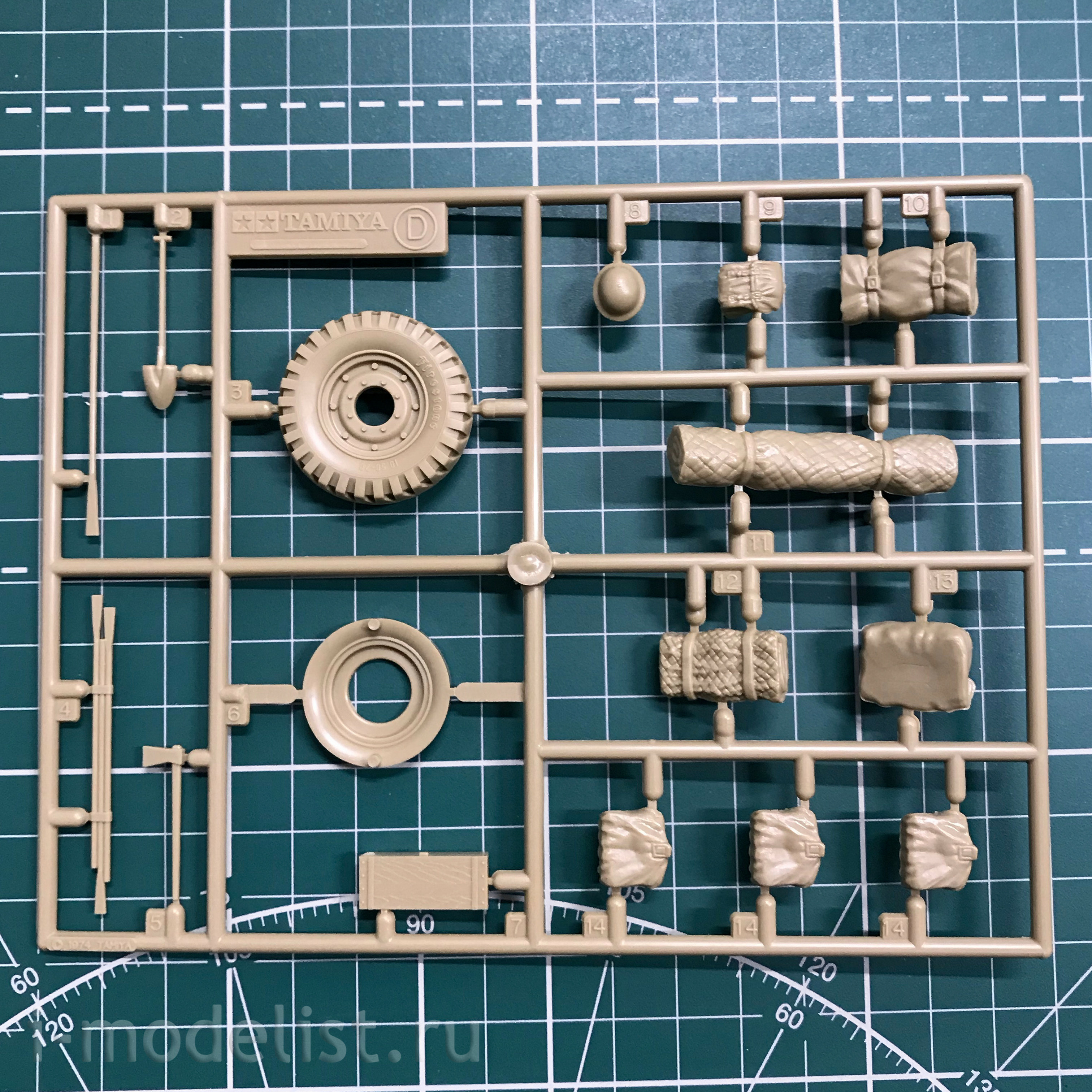 35044 Tamiya 1/35 English 25 Pdr. Gun and Quad Tractor