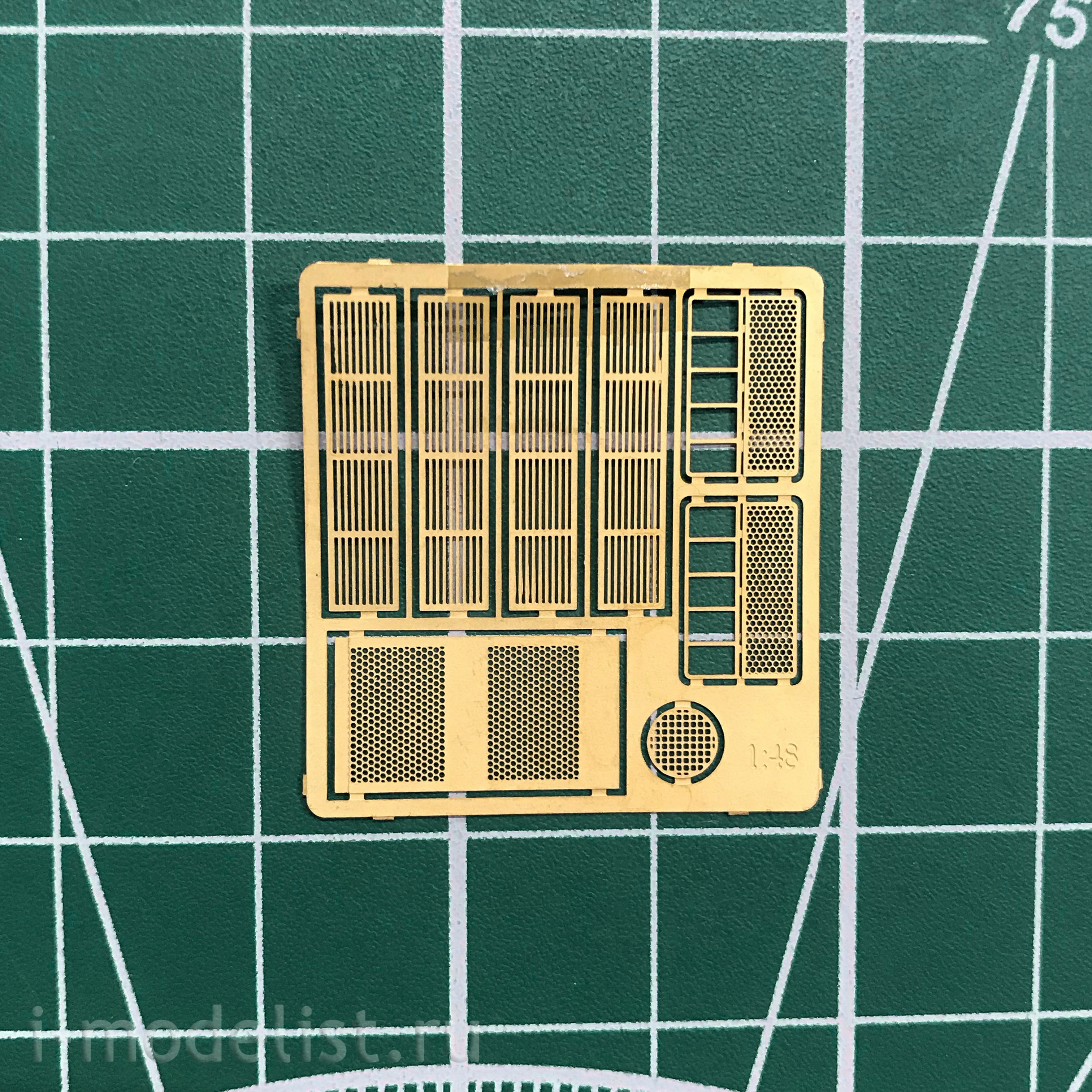 048205 Microdesign 1/48 photo etched parts for Bf-109/G6 from the Zvezdas