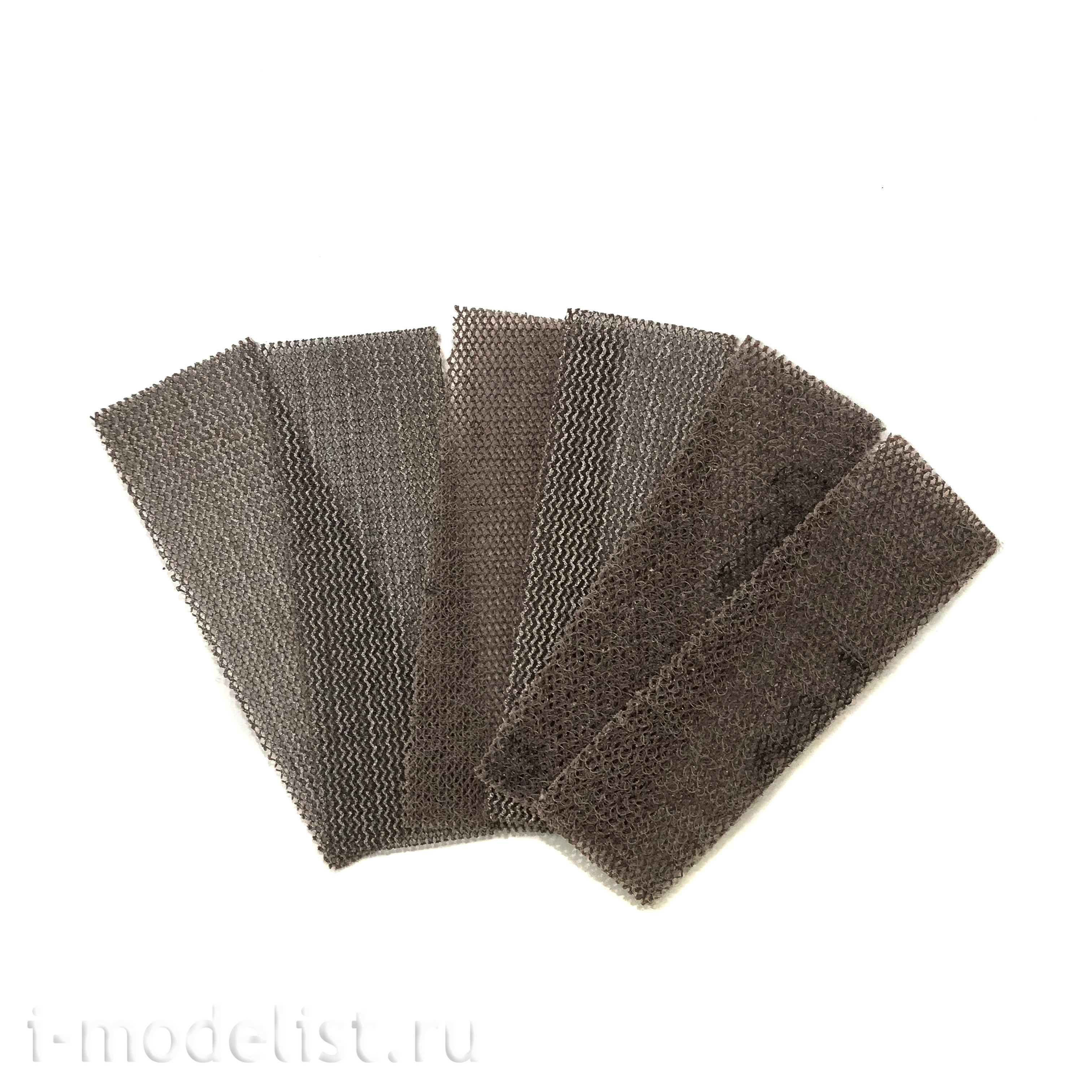 4636 Set of sanding mesh with Velcro P150 P180 P240 30x90 mm 6 pcs.