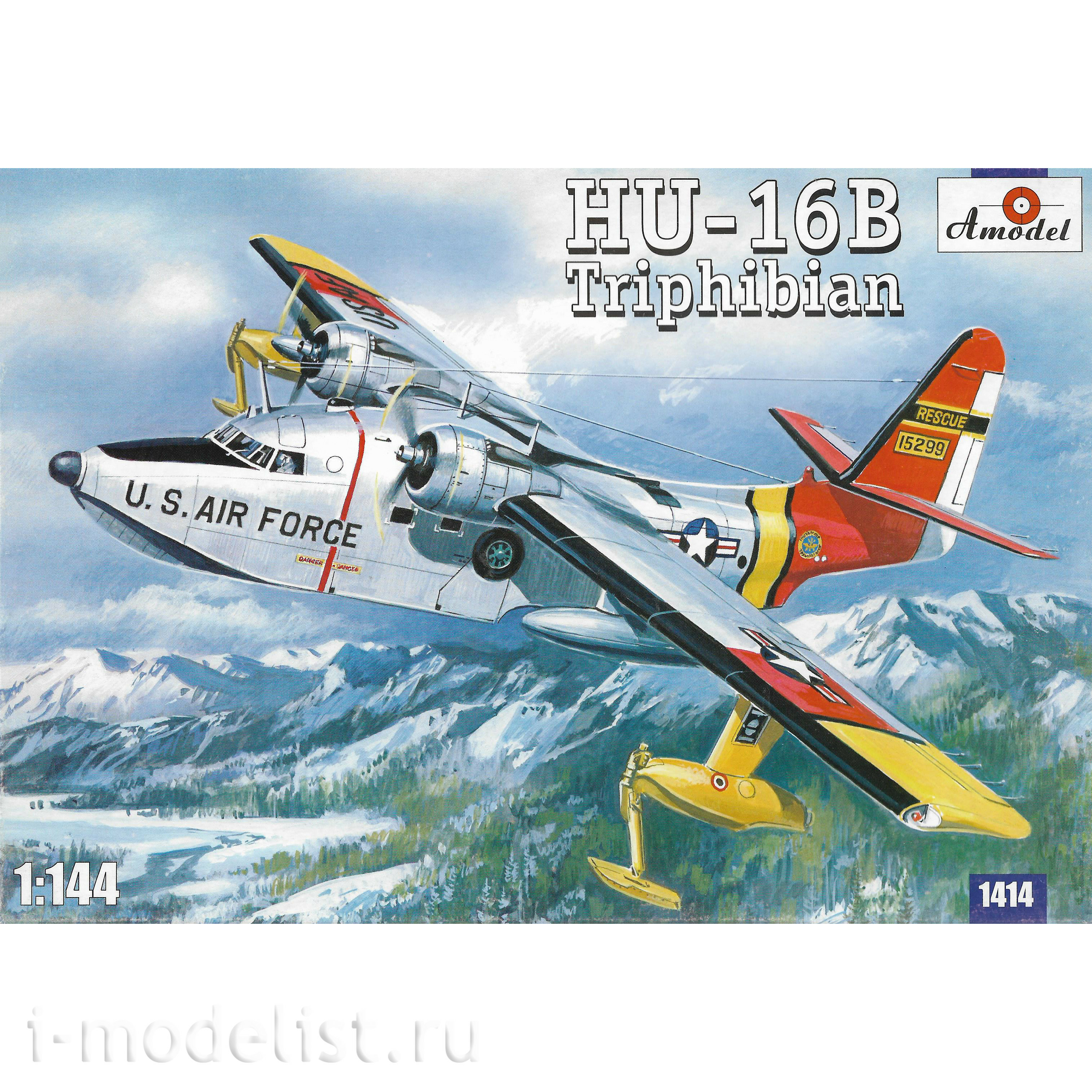 1414 1/144 Scales Amodel Hu-16b Triphibian