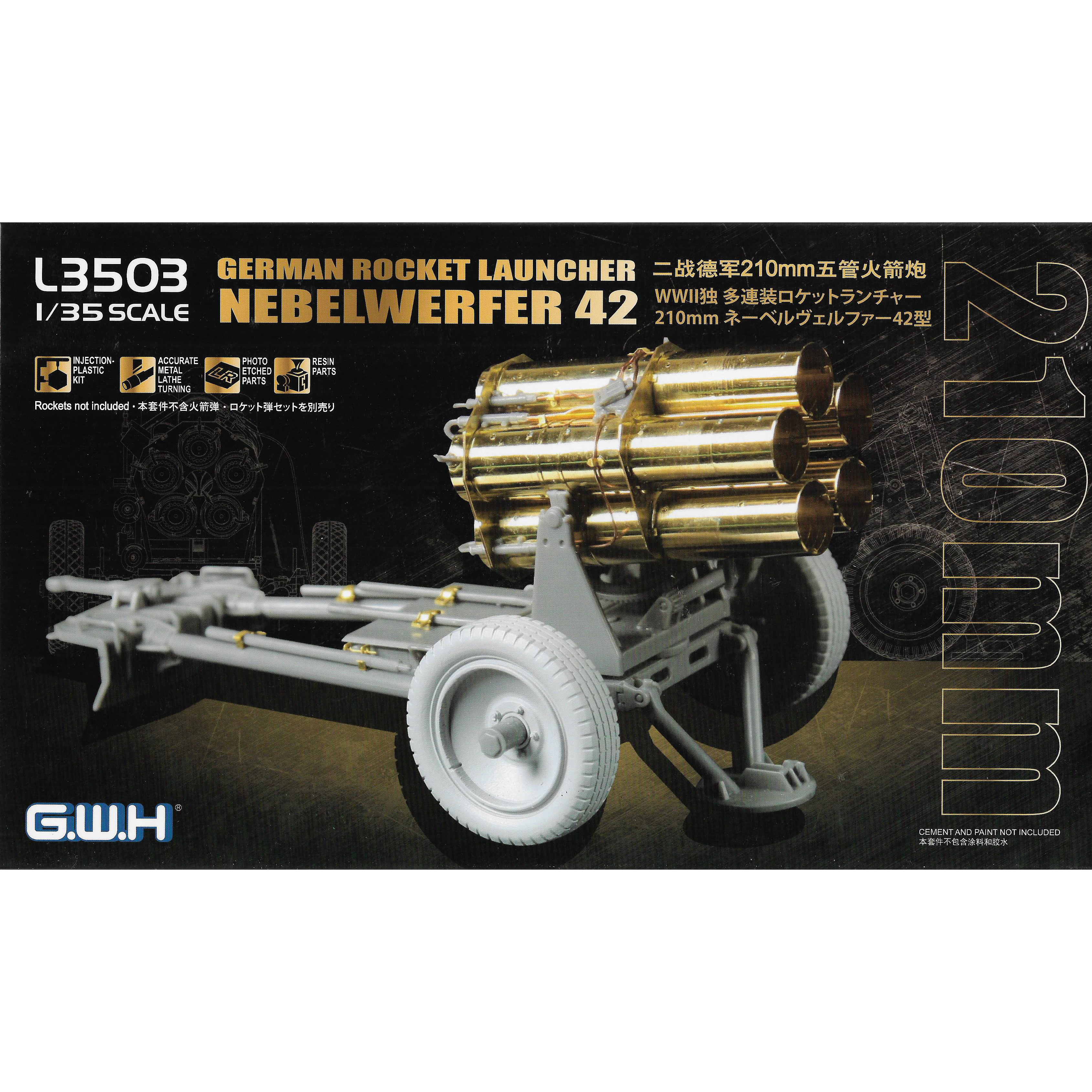 L3503 Great Wall Hobby 1/35 German multiple launch rocket system (MLRS) 21 cm Nb.W. 42