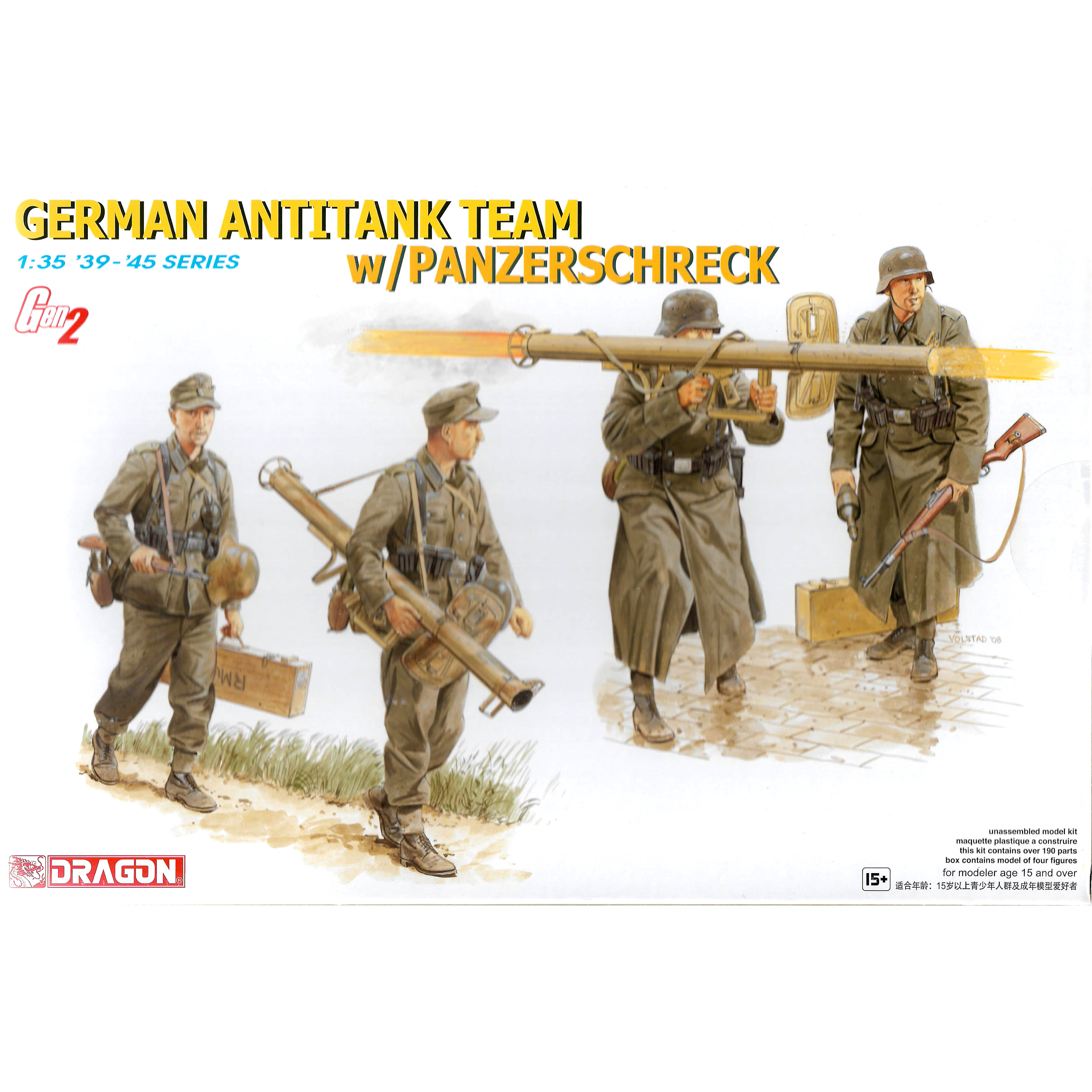 6374 Dragon 1/35 German Antitank Team w/Panzerschreck