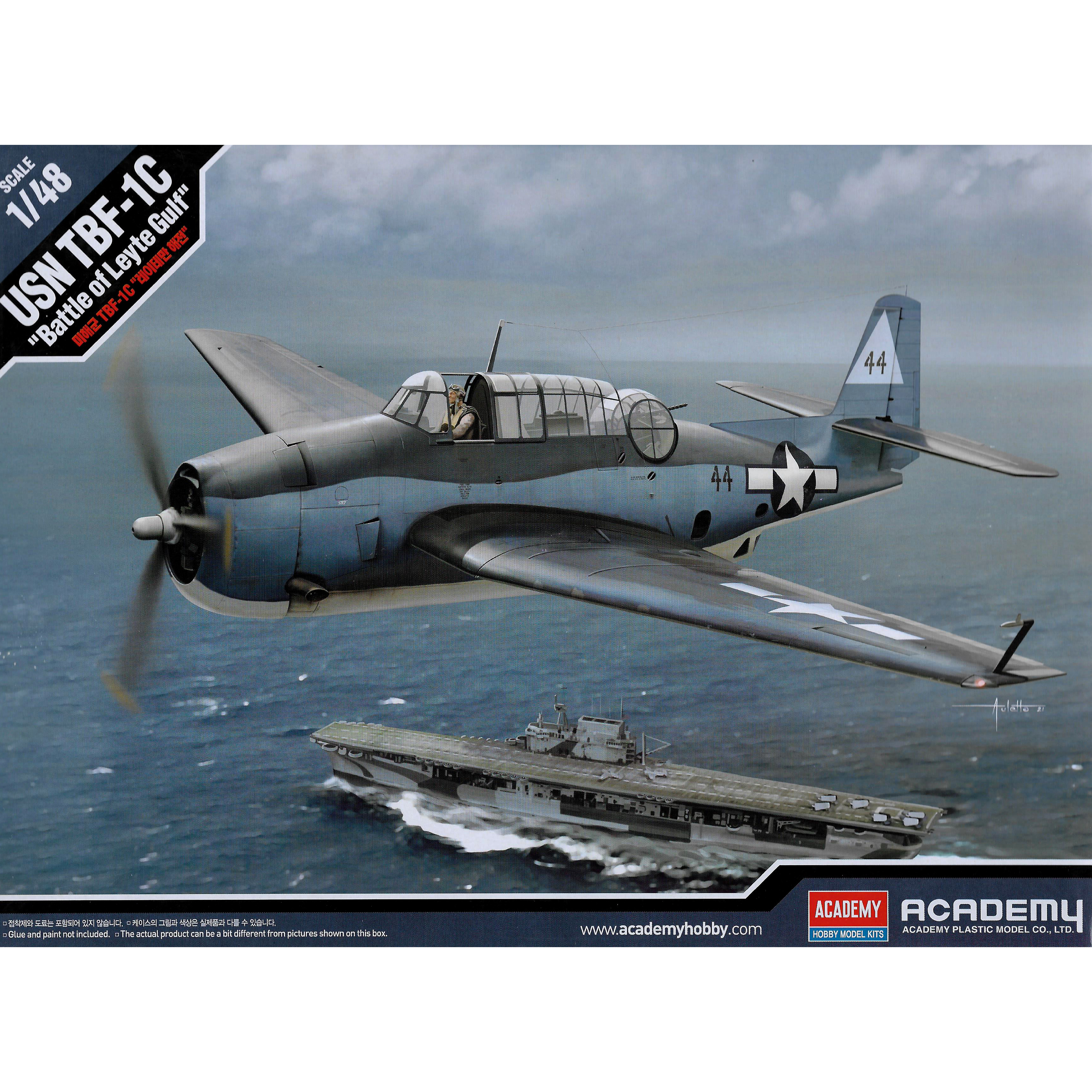 12340 Academy 1/48 Bomber USN TBF-1C 
