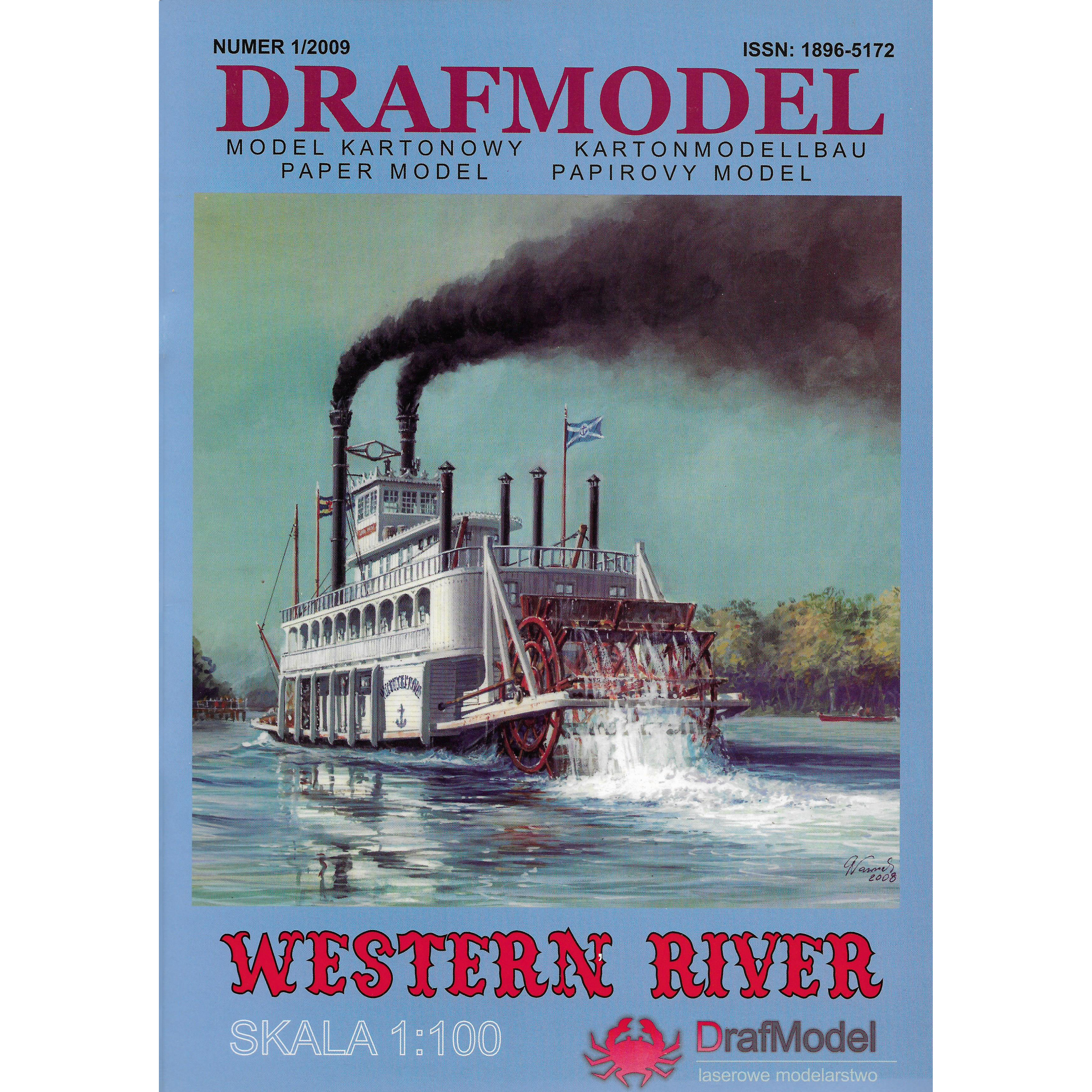 DM1/09 Draf Model 1/100 Western River + Laser Cutting
