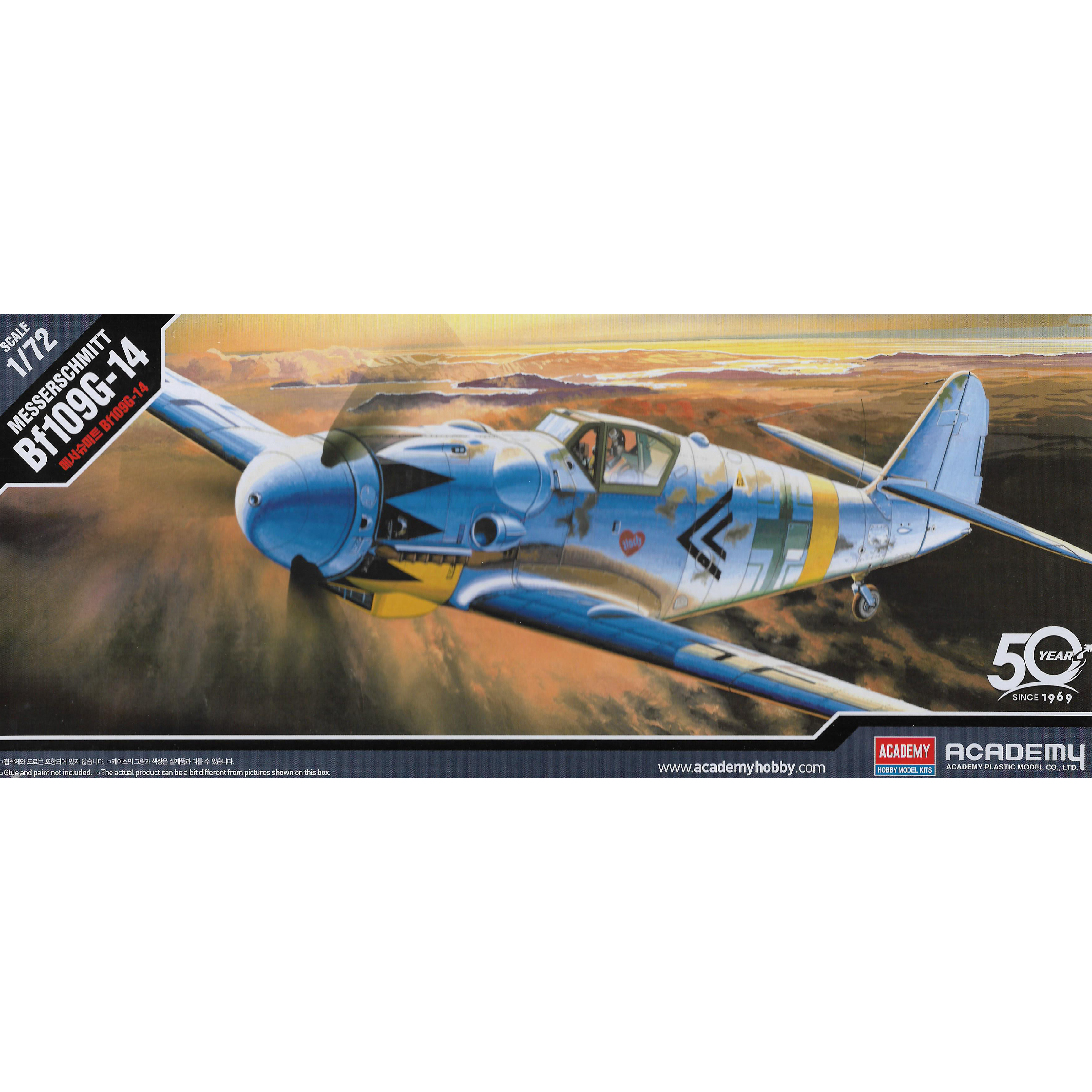 12454 Academy 1/72 Bf 109G-14 Messerschmitt