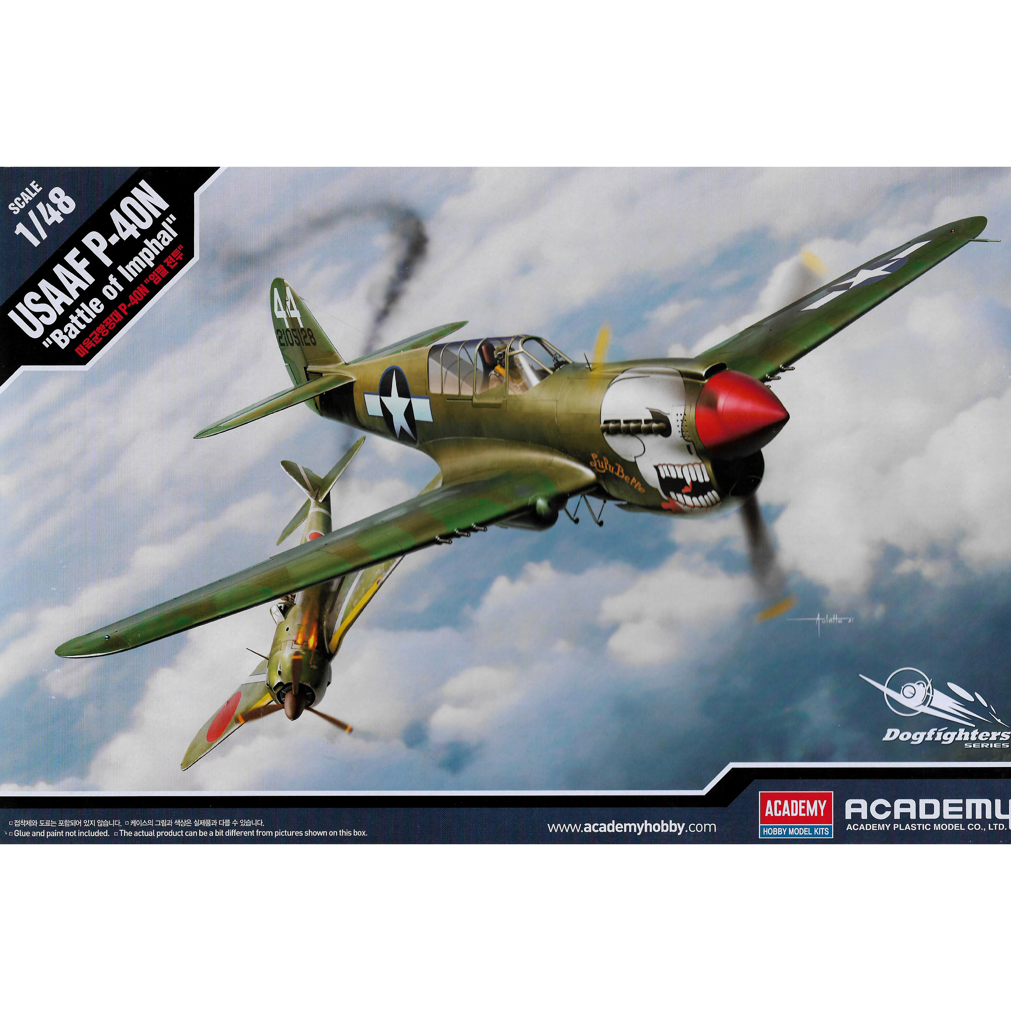 12341 Academy 1/48 USAAF P-40N 