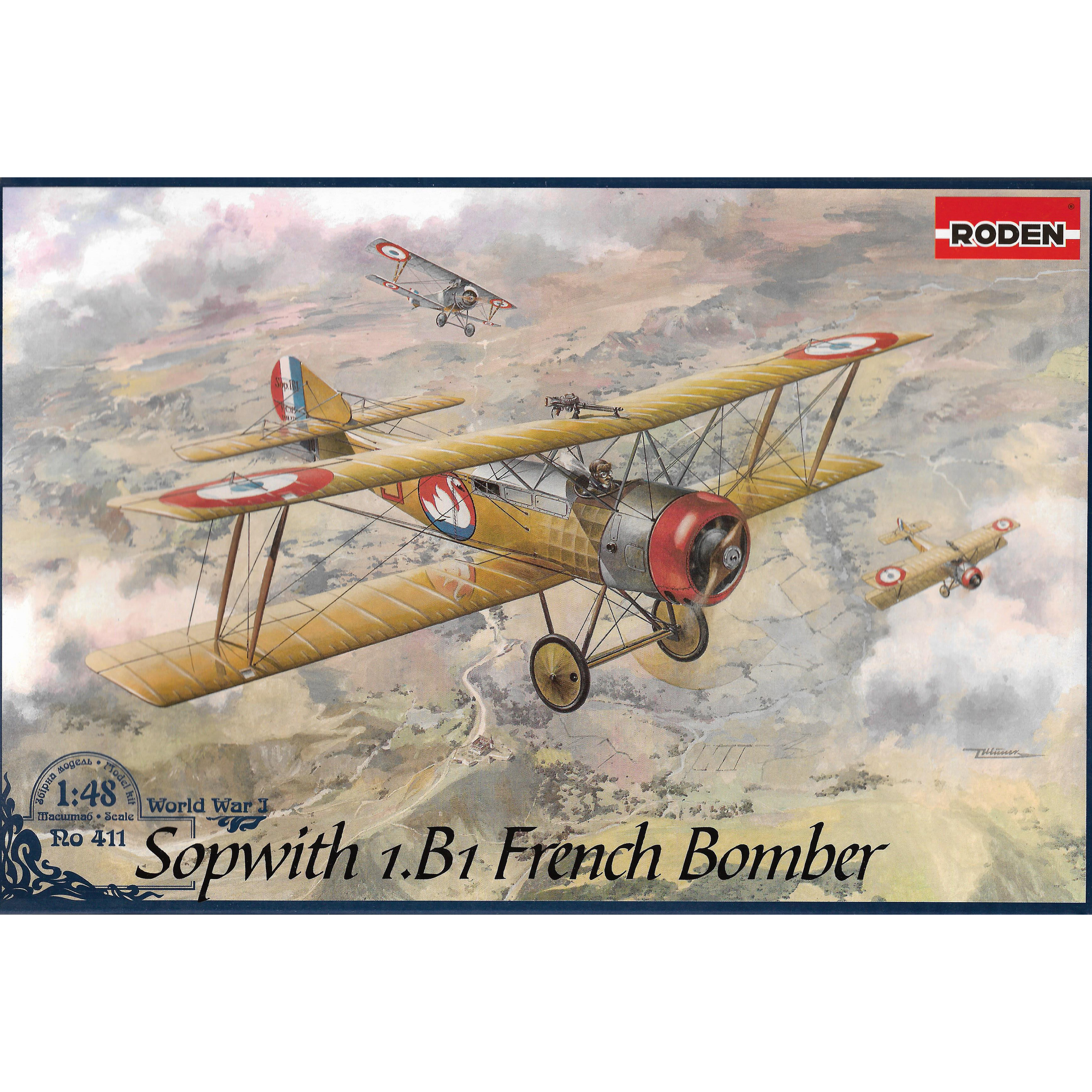 411 Roden 1/48 Sopwith 1.B1 French Bomber