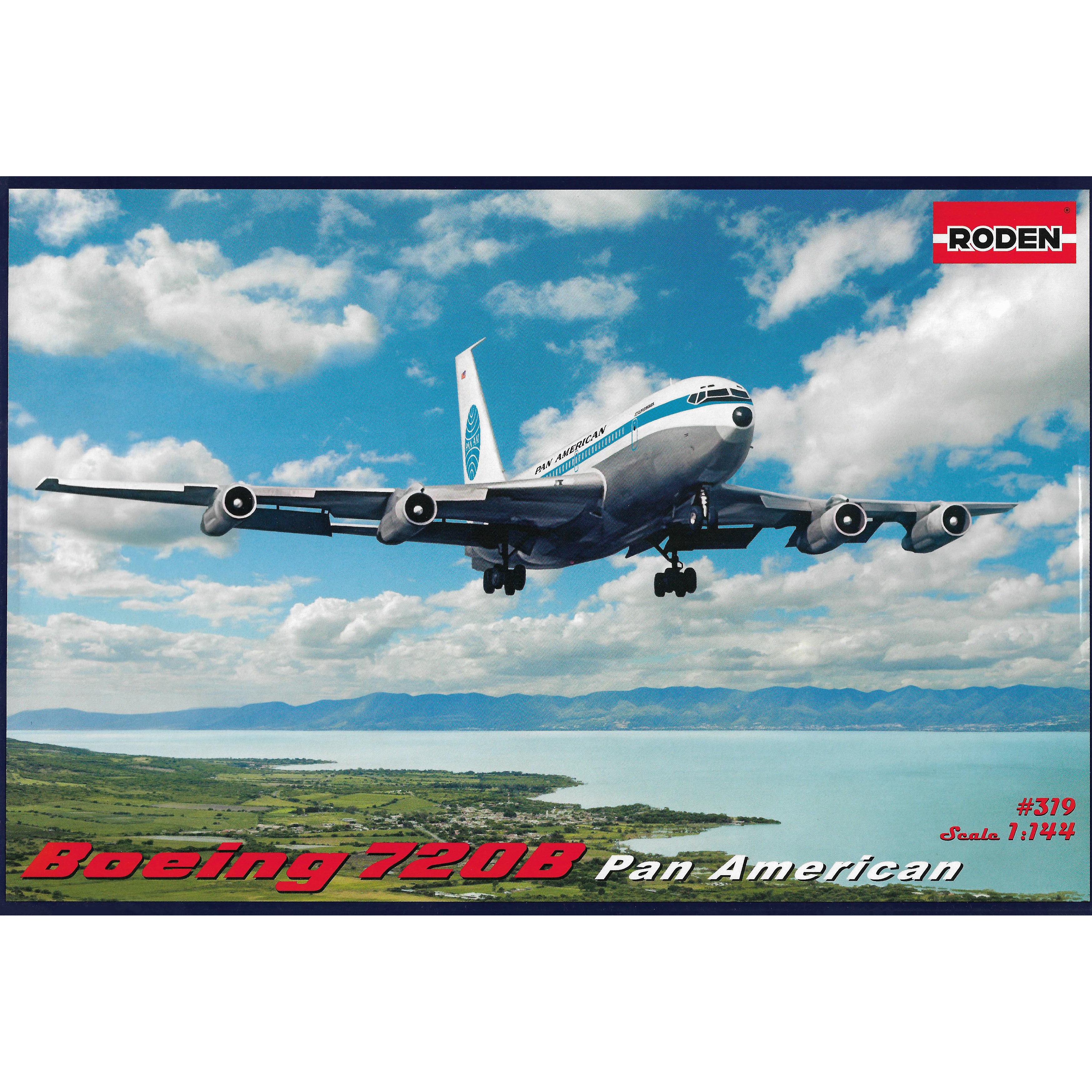 319 Roden 1/144 Boeing 720B Pan American Aircraft