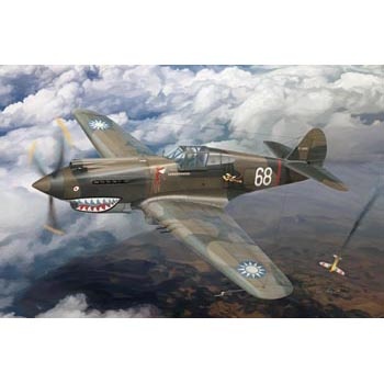FB4006 Bronco 1/48 Curtiss P-40C (Hawk 81-A2) Fighter