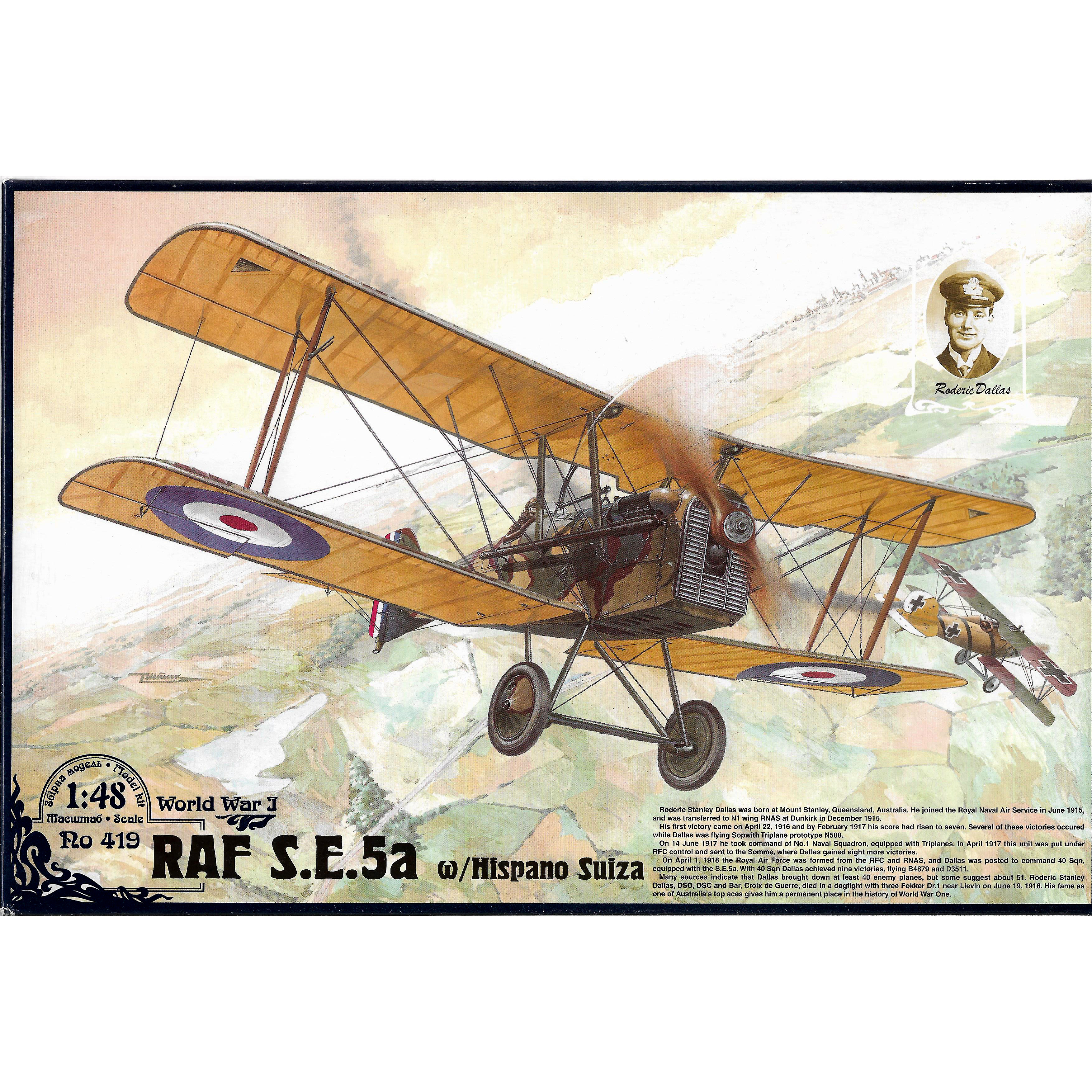 419 Roden 1/48 S. E. 5a w/Hispano Suiza