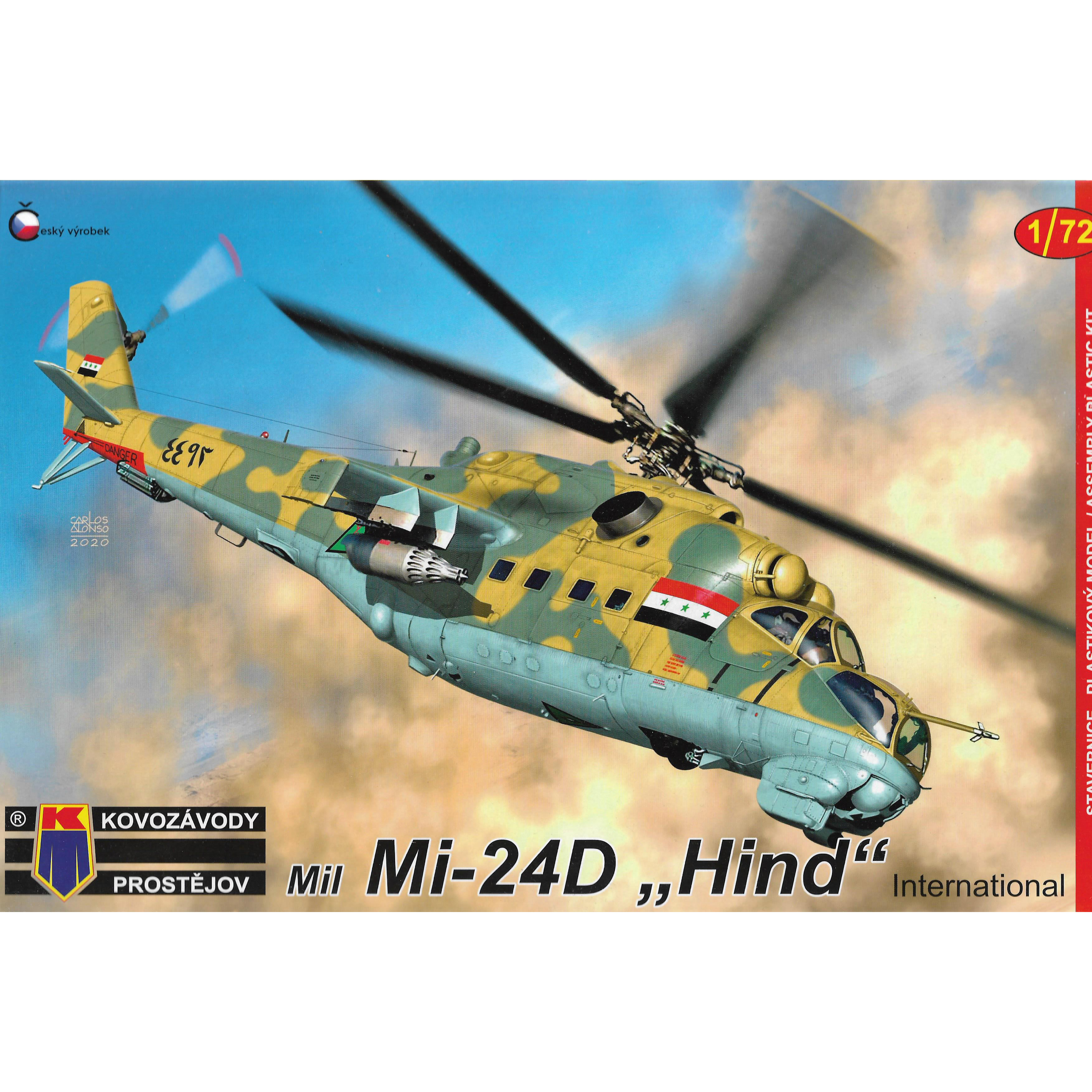 KPM0198 Kovozavody Prostejov 1/72 Helicopter Hind International