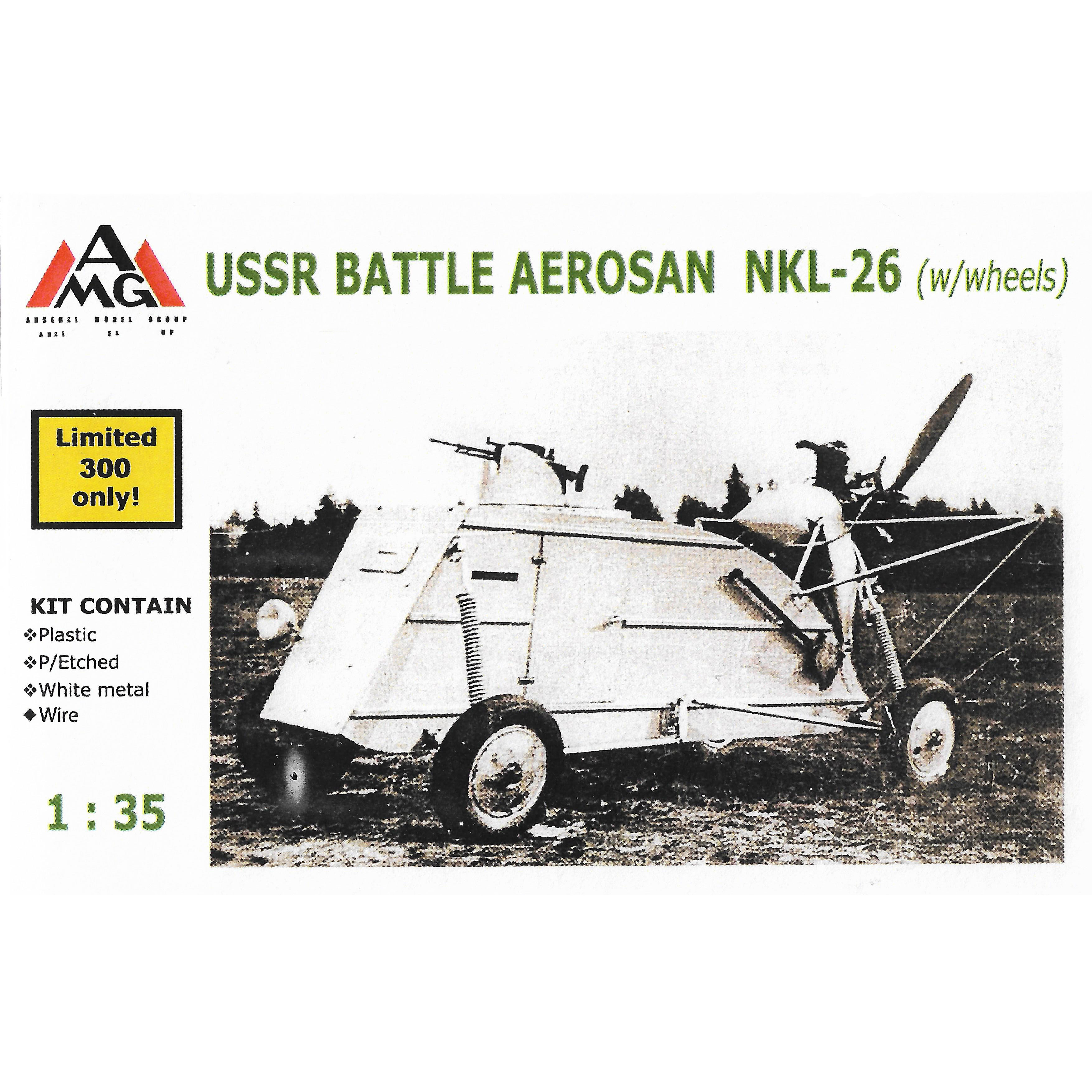 35303 AMG 1/35 Soviet NKL-26 wheeled aerial vehicles
