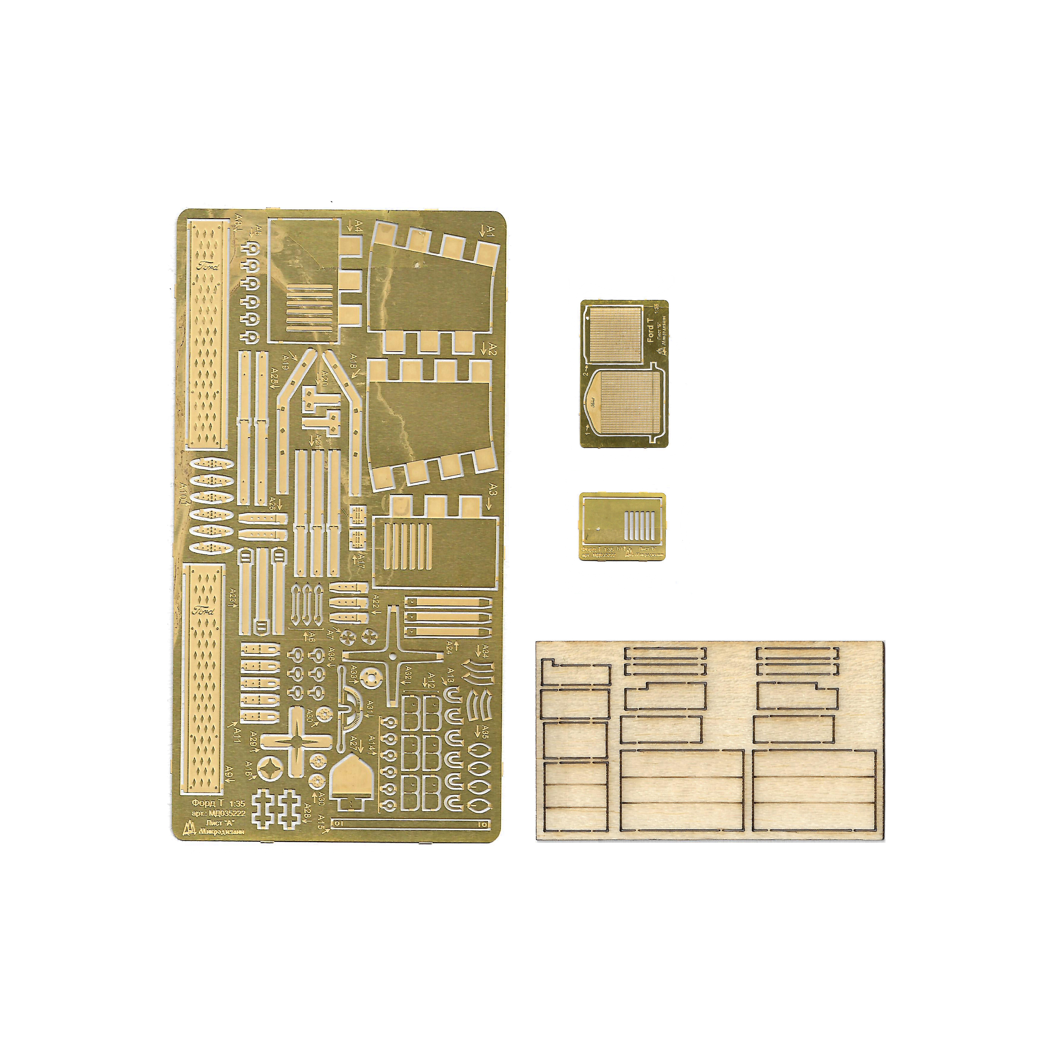 035222 Microdesign 1/35 detailing Kit for Ford-T from ICM
