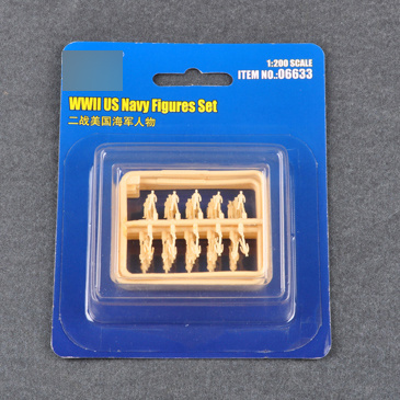 06633 Trumpeter 1/200 Set of figures of the US Navy during World War II