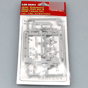 06614 Trumpeter 1/35 M242 Bushmaster 25mm chain gun & M240 7.62mm MG
