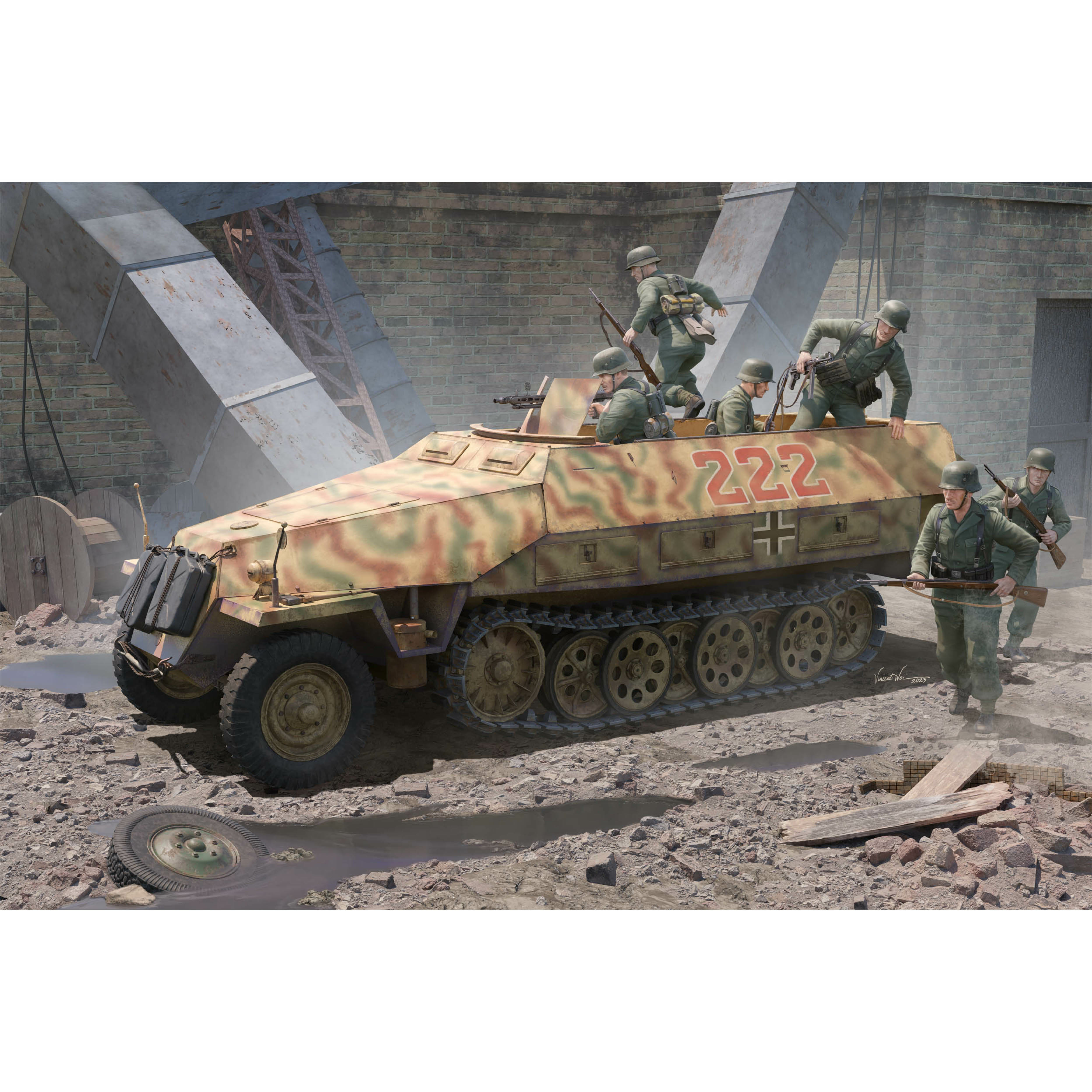 00942 Trumpeter 1/16 Armored Personnel Carrier Sd.Kfz 251D