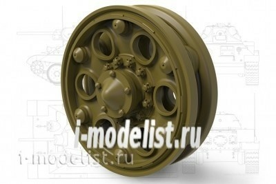 35192 Miniarm 1/35 Tank 34 Early Drive Wheels (Curly banjage)