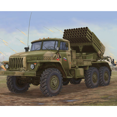 01014 Trumpeter 1/35 Russian BM-21 Hail MRL -Late