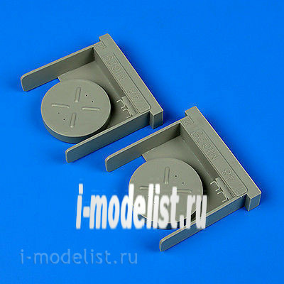 QB48 686 QuickBoost 1/48 Set of additions to MiG-29A Fulcrum Exhaust Covers Type B