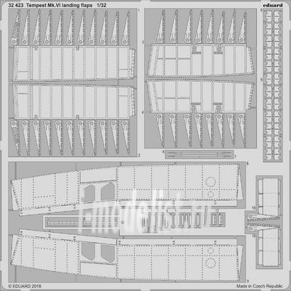 BIG3390 Eduard 1/32 a Complete set of photo-etched parts for Tempest Mk. VI