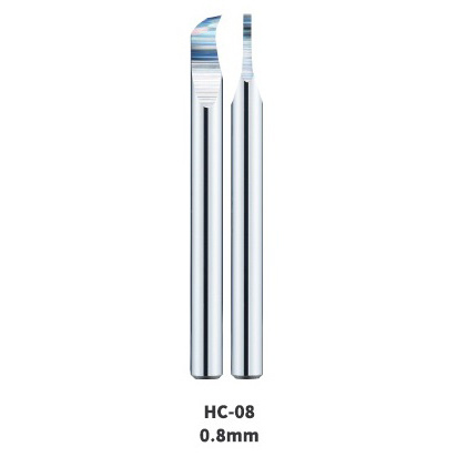 HC-08 DSPIAE Pressure rounded knife made of tungsten steel, 0.8 mm