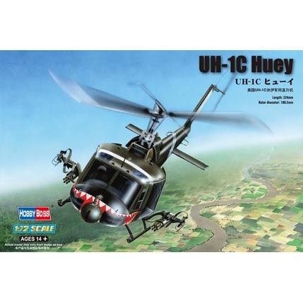 87229 HobbyBoss 1/72 Helicopter UH-1C Huey