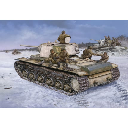 84813 HobbyBoss 1/48 Russian KV-1 Model 1942 “Heavy Cast Turret”Tank