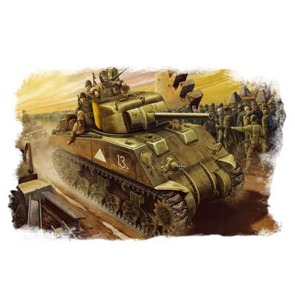 HobbyBoss 84802 1/48 U. S M4 Tank Mid-Production 
